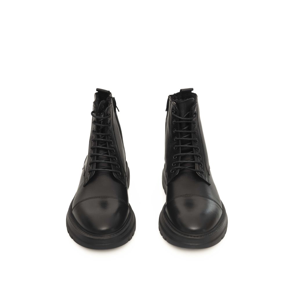 Cerruti 1881 Black Cowhide Boot