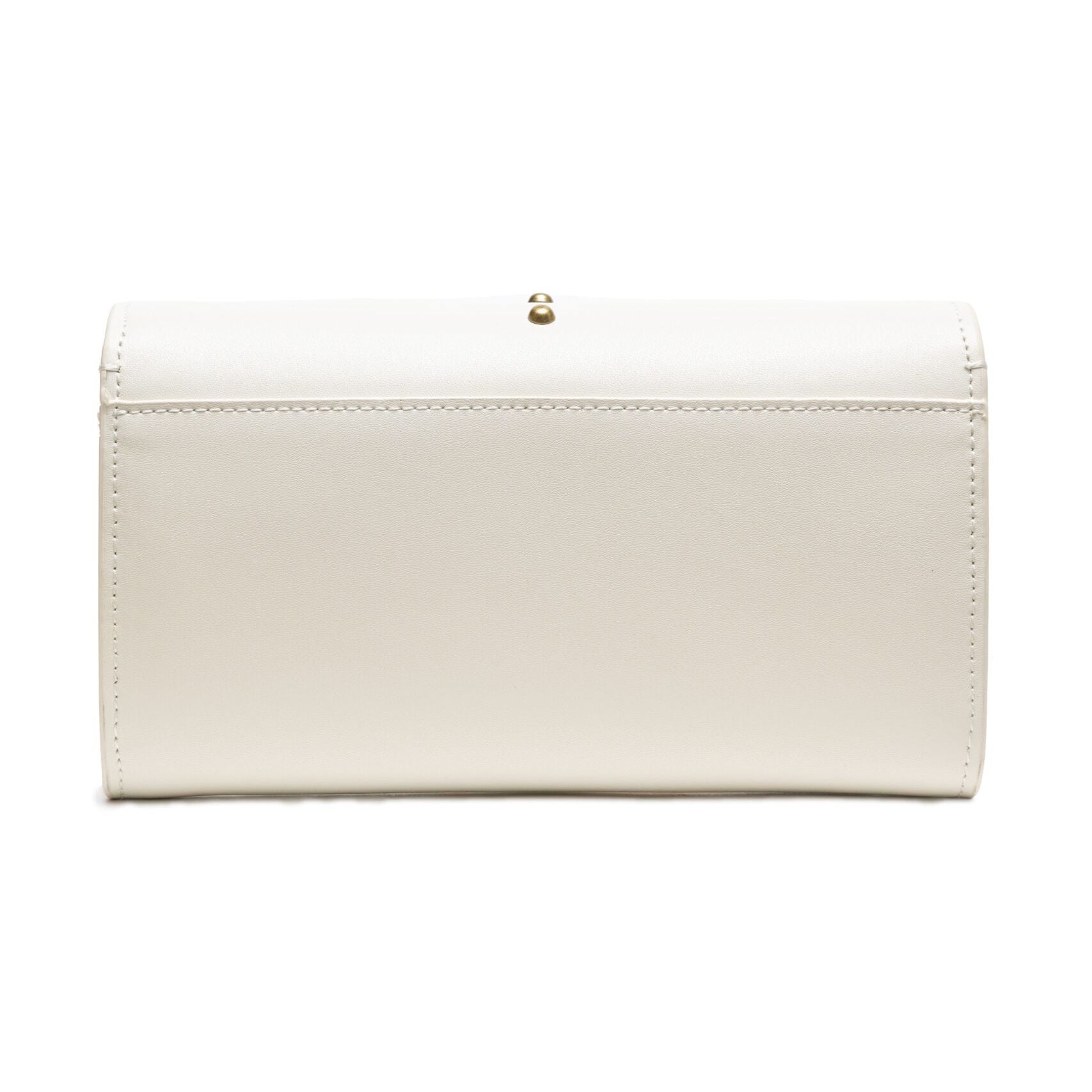 PINKO White Leather One Simply Love Mini Bag