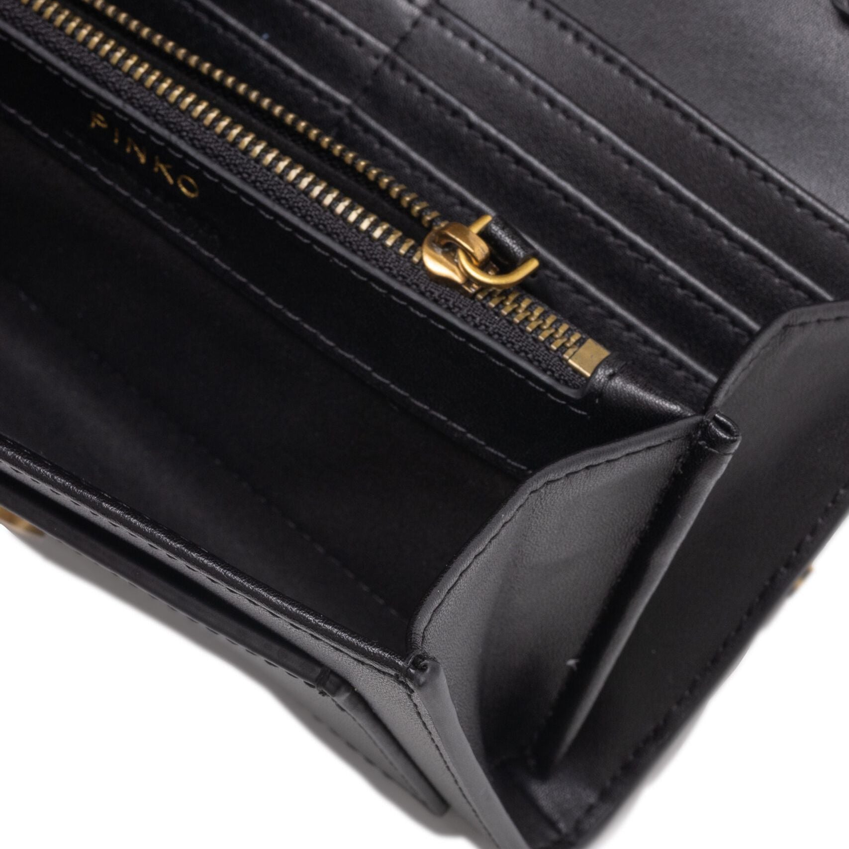 PINKO Black Mini Love Bag One Simply