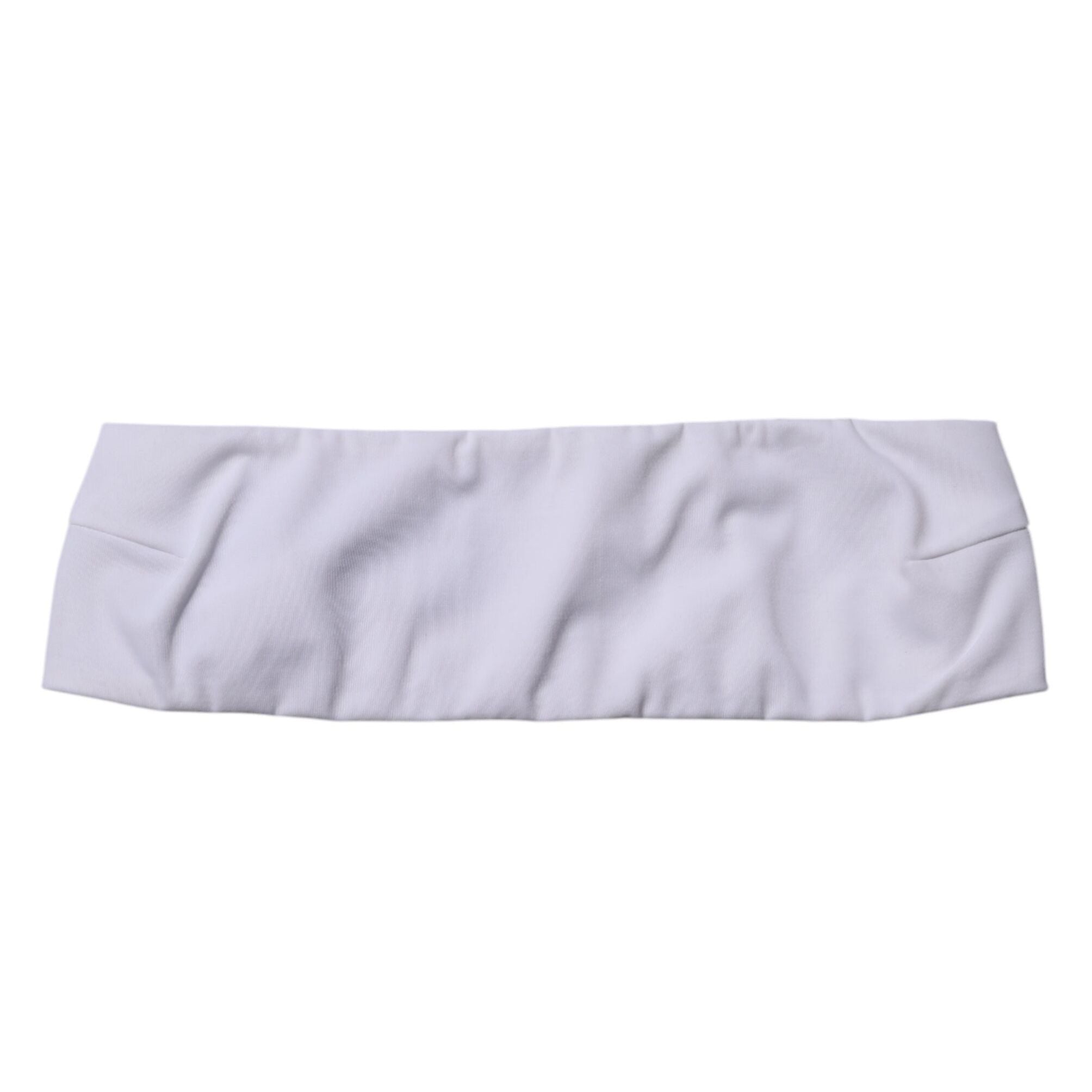 Dolce & Gabbana White Nylon Blend Bandeau Strapless Tube Top