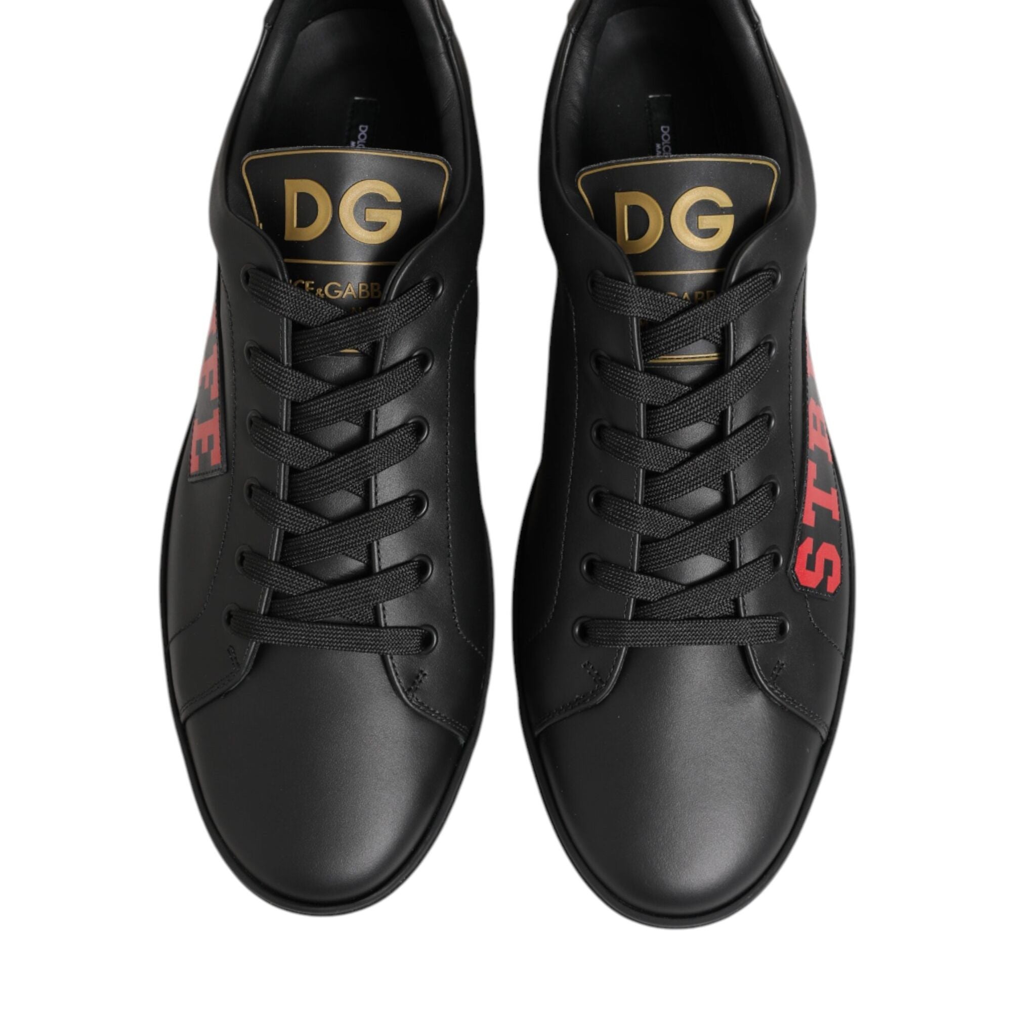 Dolce & Gabbana Black Street Life Low Top Men Sneakers Shoes
