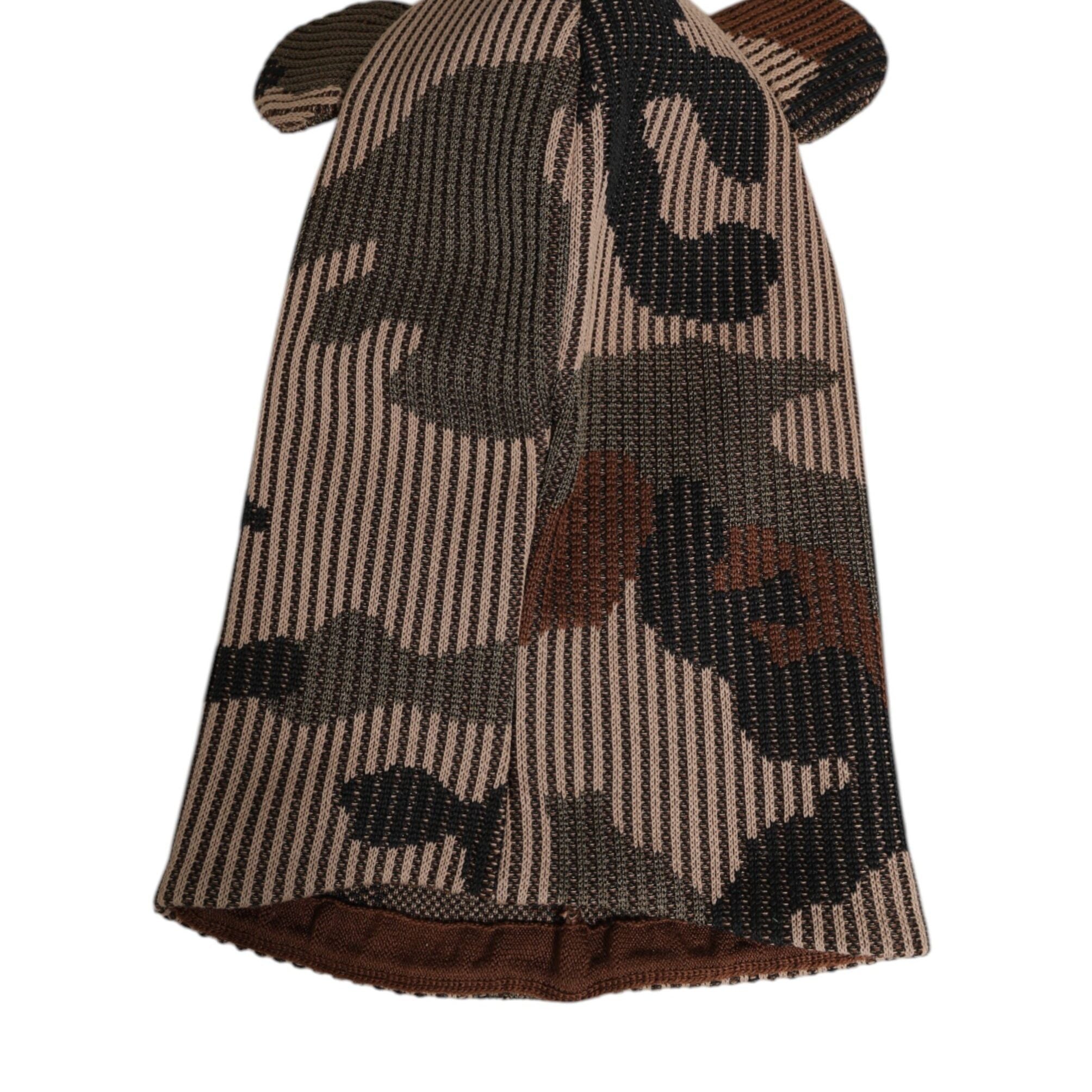 Dolce & Gabbana Multicolor Camouflage Balaclava Mask Men Cap One Size Hat