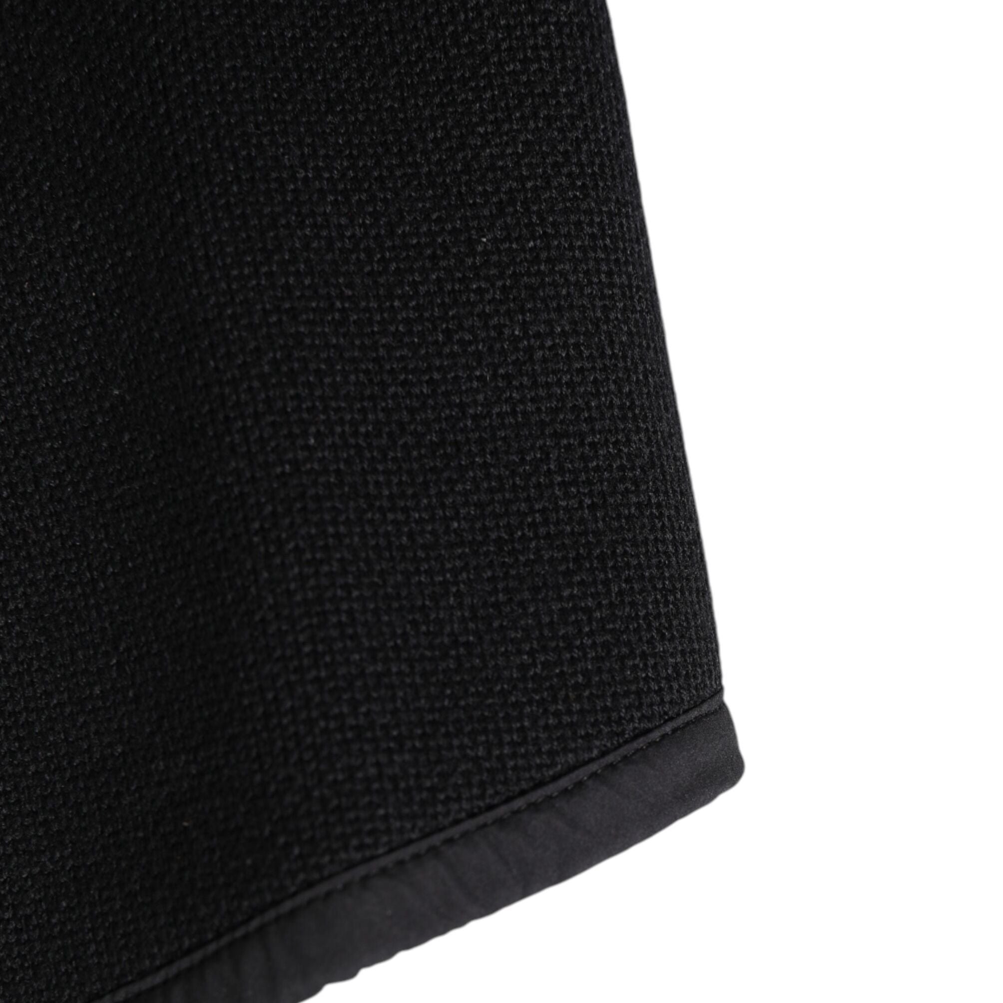Dolce & Gabbana Black Lace Stole Knitted DG Logo Men One Size Scarf