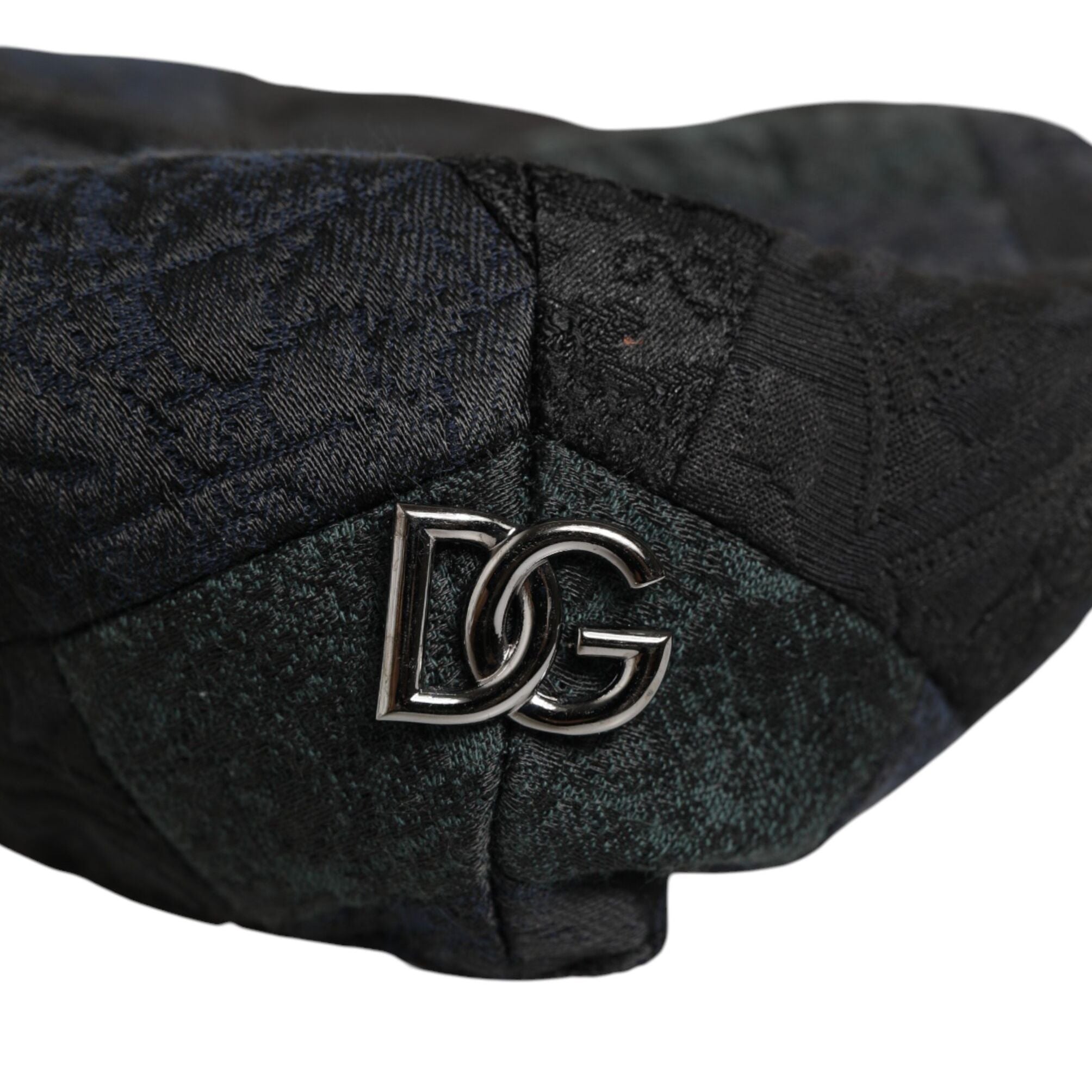 Dolce & Gabbana Black Polyester Newsboy Men Cloth Capello Hat