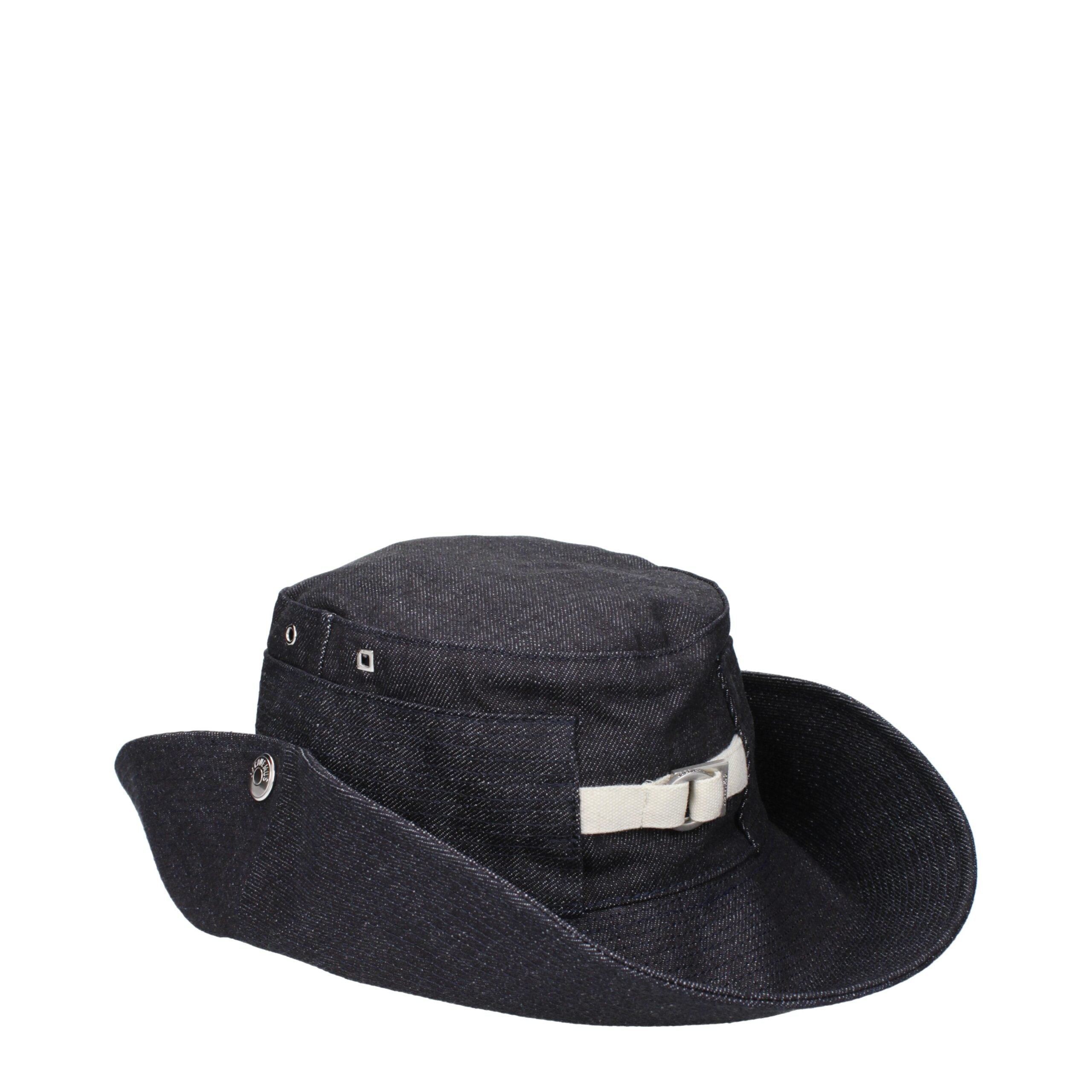 Jacquemus Blue Cotton Sunhat
