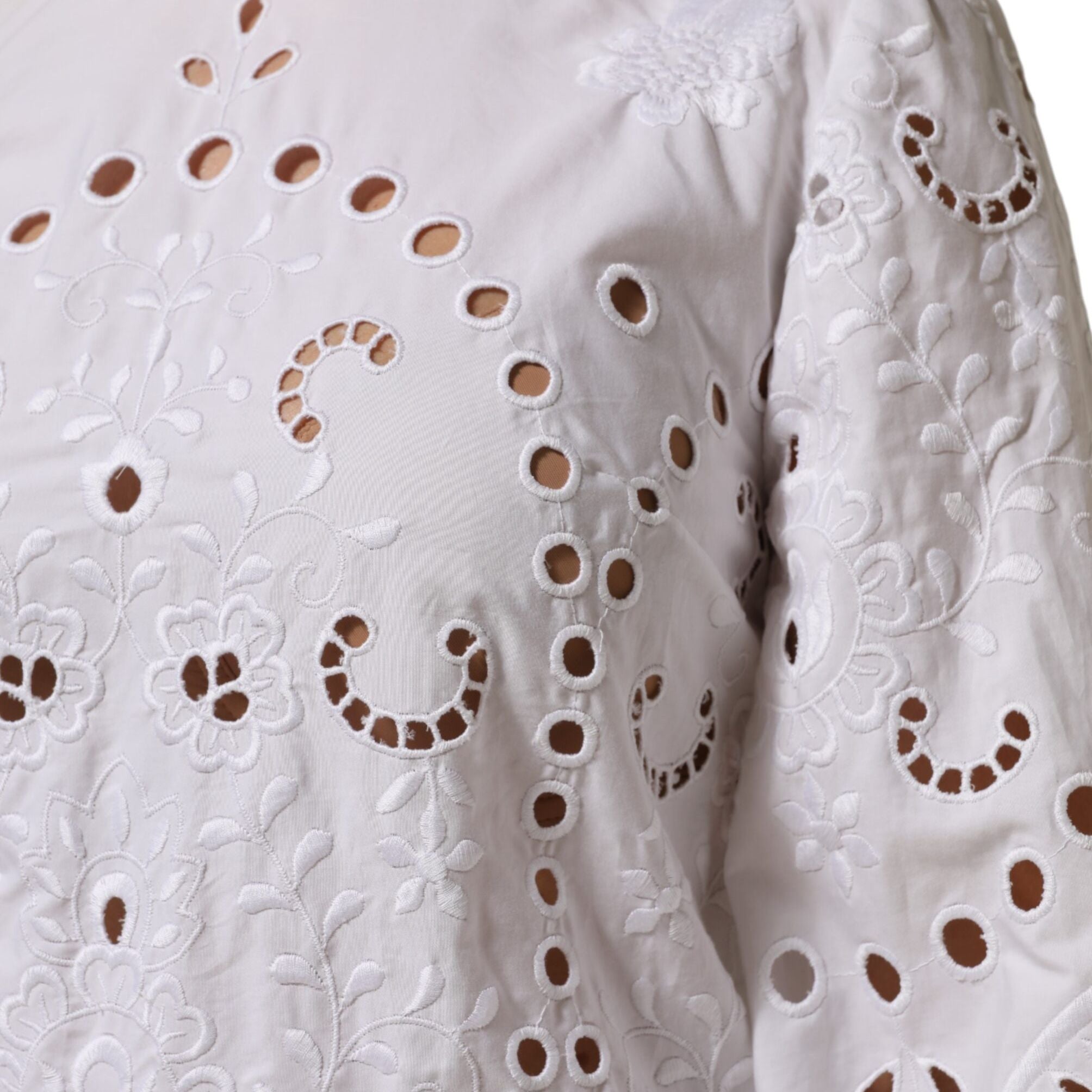 Dolce & Gabbana White Cut Out A-line Sheath Mini Dress