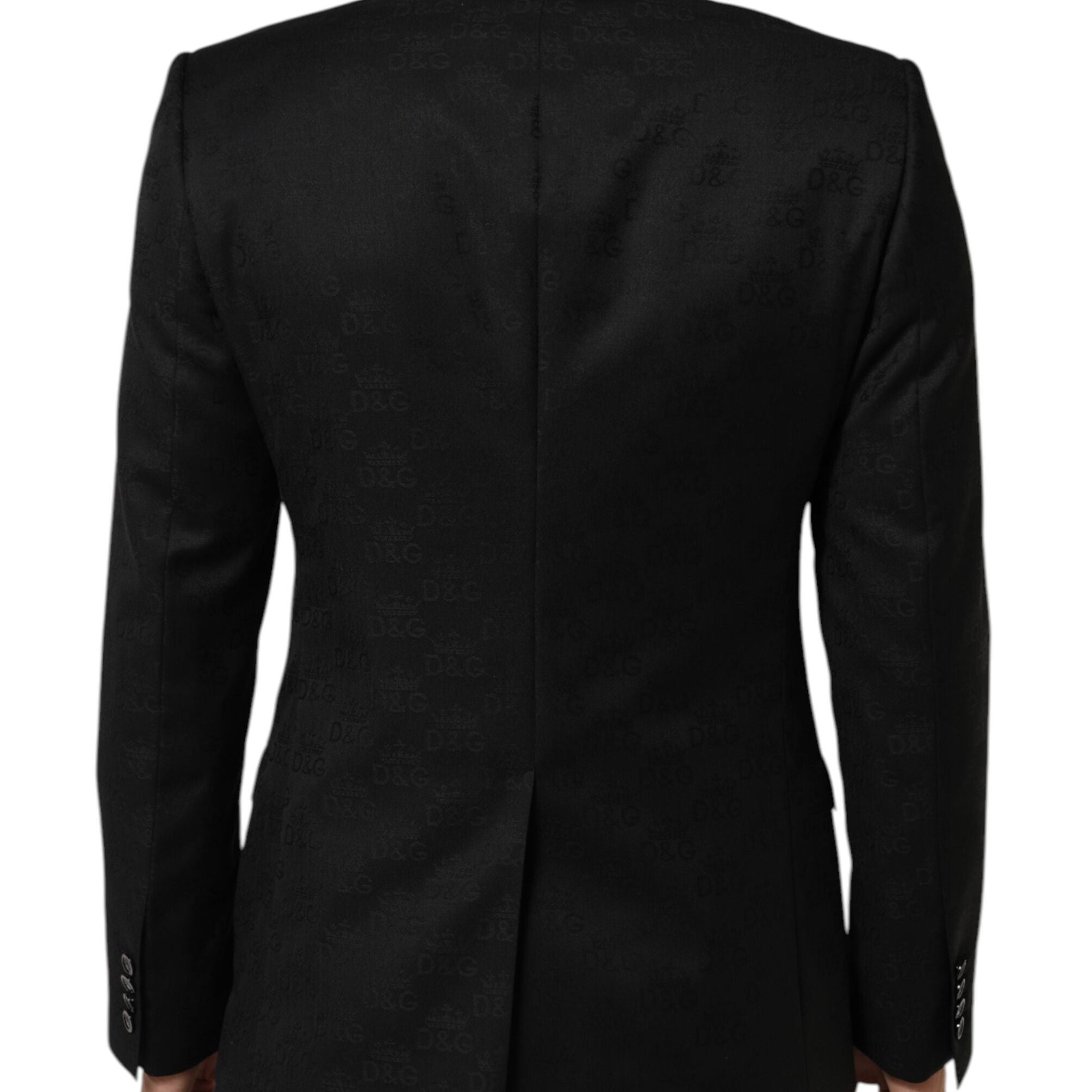 Dolce & Gabbana Black MARTINI 2 Buttons Suit Jacket Blazer
