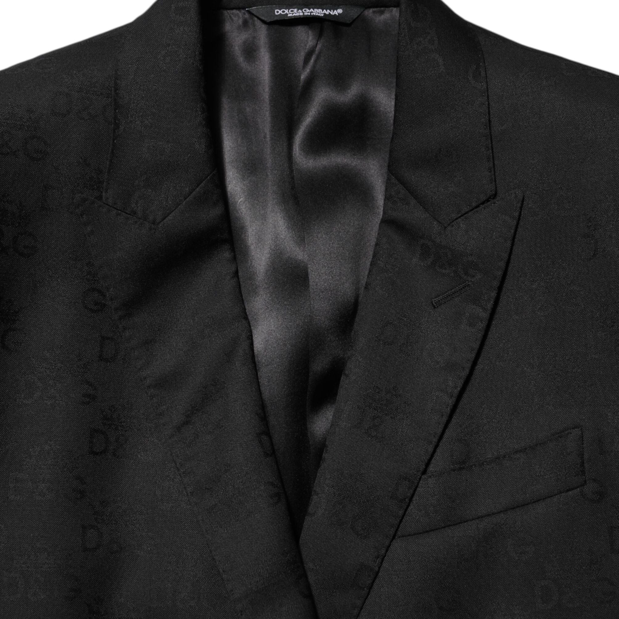 Dolce & Gabbana Black MARTINI 2 Buttons Suit Jacket Blazer