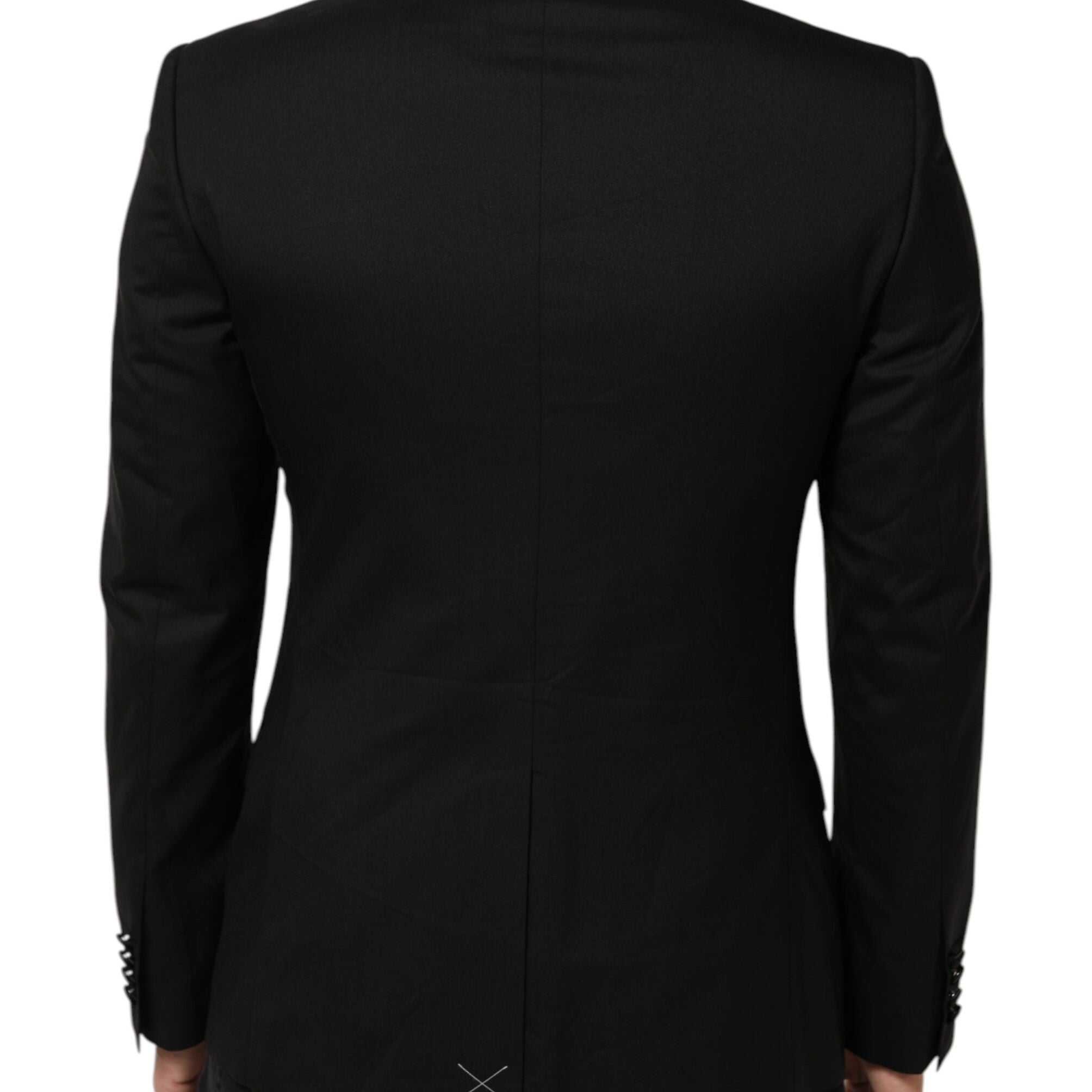 Dolce & Gabbana Black MARTINI 1 Button Suit Jacket Blazer