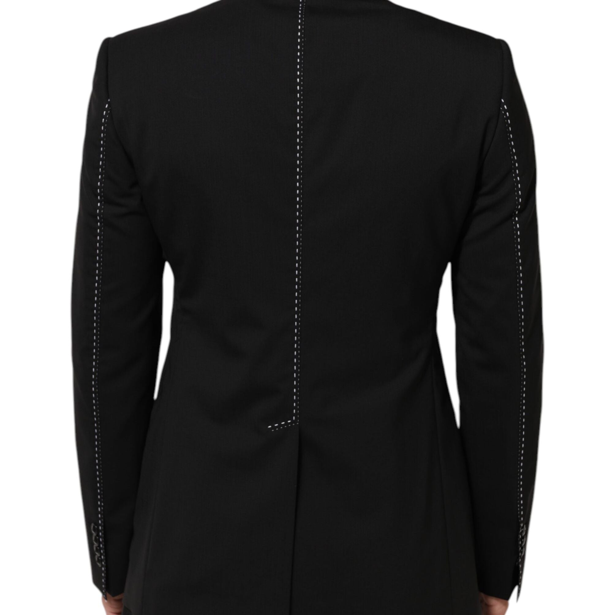 Dolce & Gabbana Black SICILIA 2 Buttons Suit Jacket Blazer