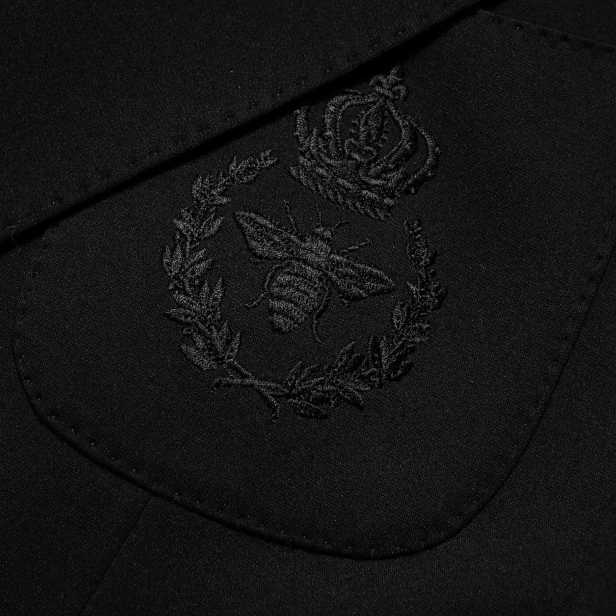 Dolce & Gabbana Black Viscose 2 Buttons Suit Jacket Blazer