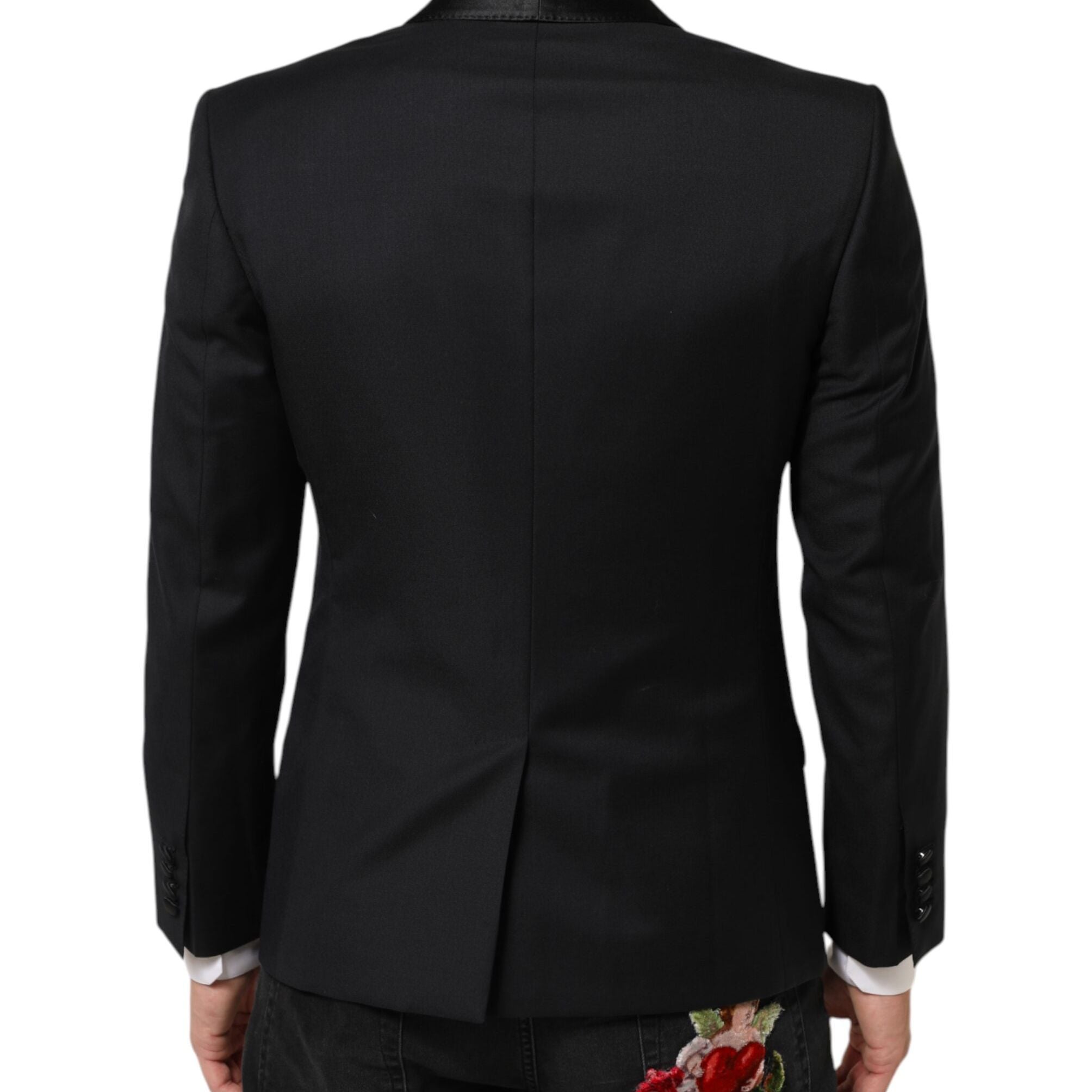 Dolce & Gabbana Black GOLD 1 Button Suit Jacket Men Blazer