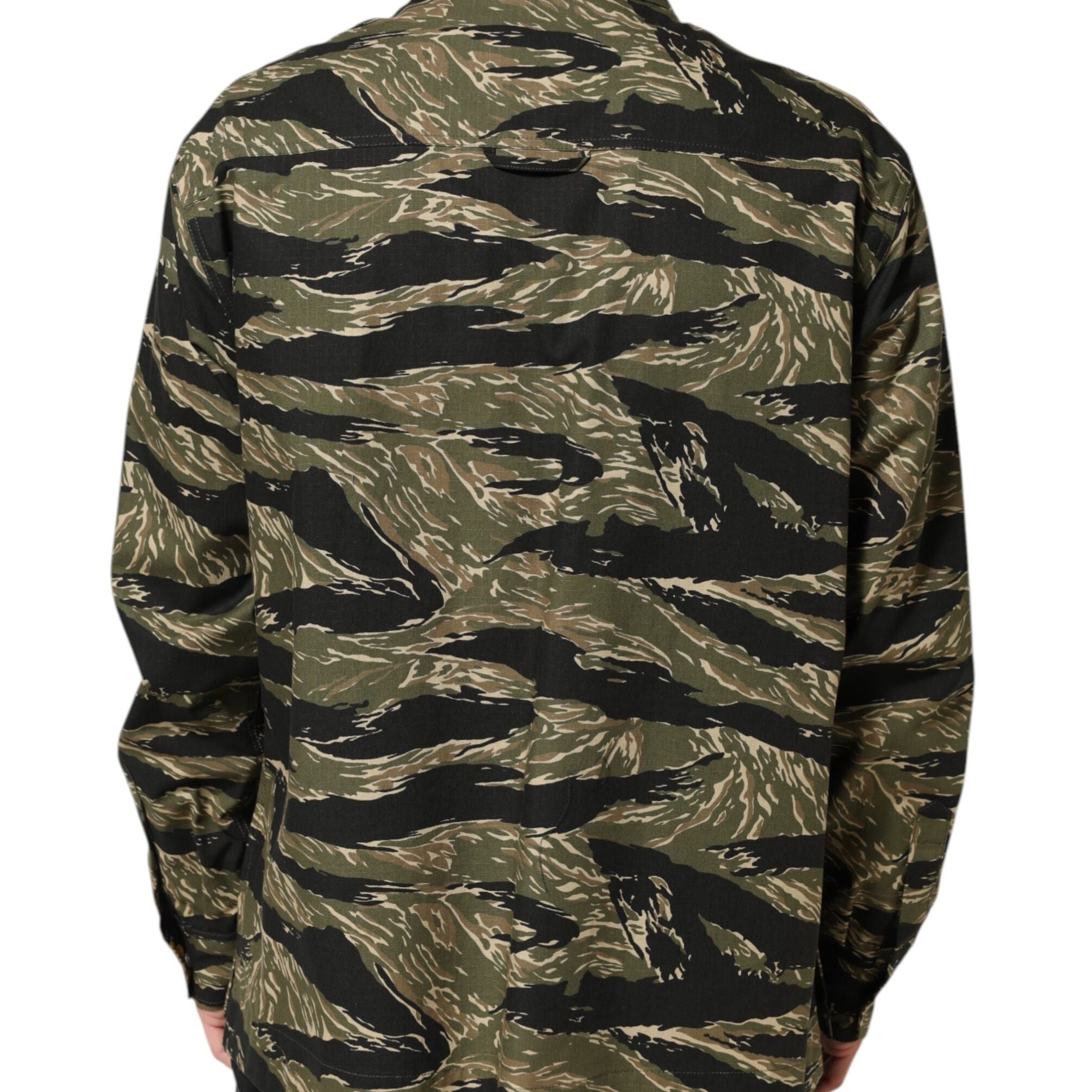 Dolce & Gabbana Multicolor Camouflage Cotton Casual Shirt