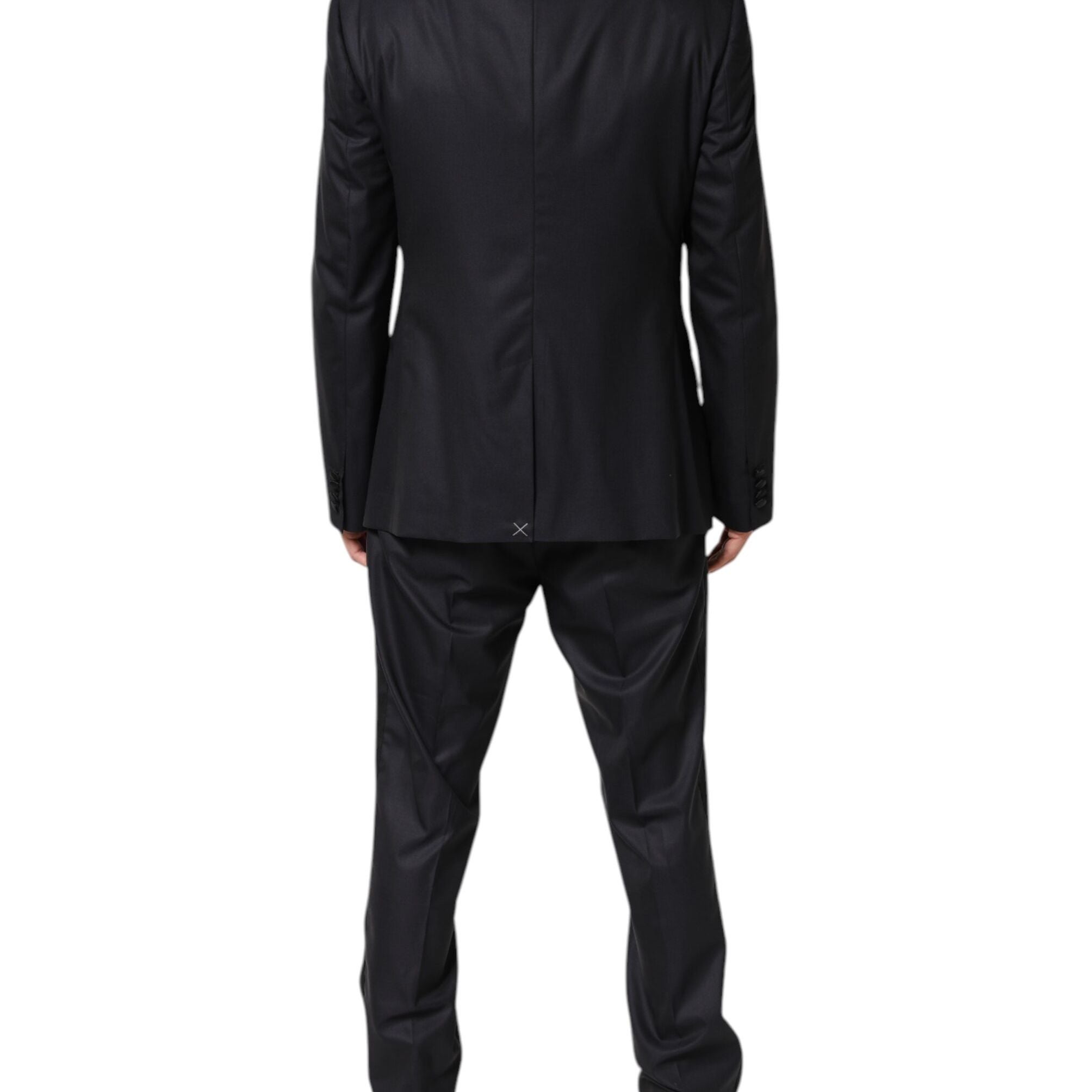 Dolce & Gabbana Black MARTINI 2 Buttons Suit 3 Piece Suit