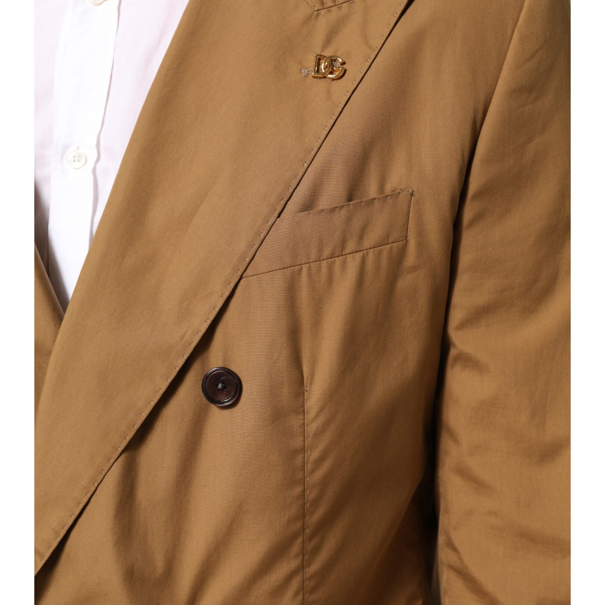 Dolce & Gabbana Brown TAORMINA Double-Breasted 2 Piece Suit