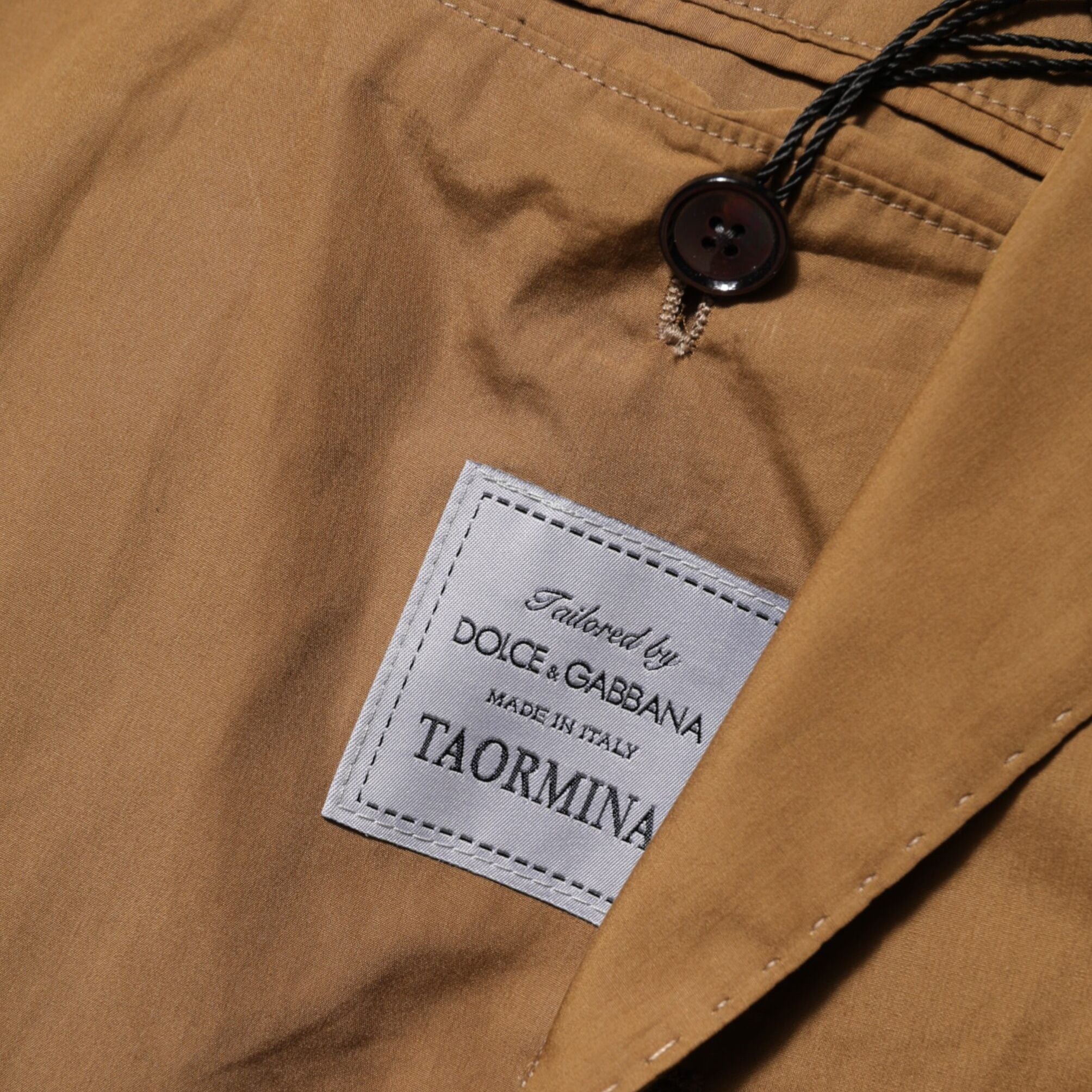 Dolce & Gabbana Brown TAORMINA Double-Breasted 2 Piece Suit