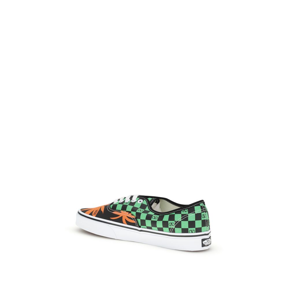 Valentino Garavani Multicolor Cotton Low Top Sneakers