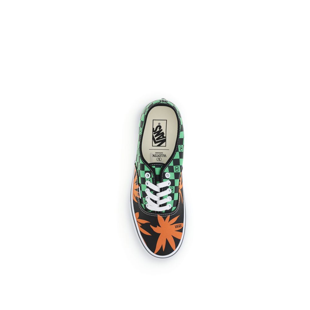 Valentino Garavani Multicolor Cotton Low Top Sneakers