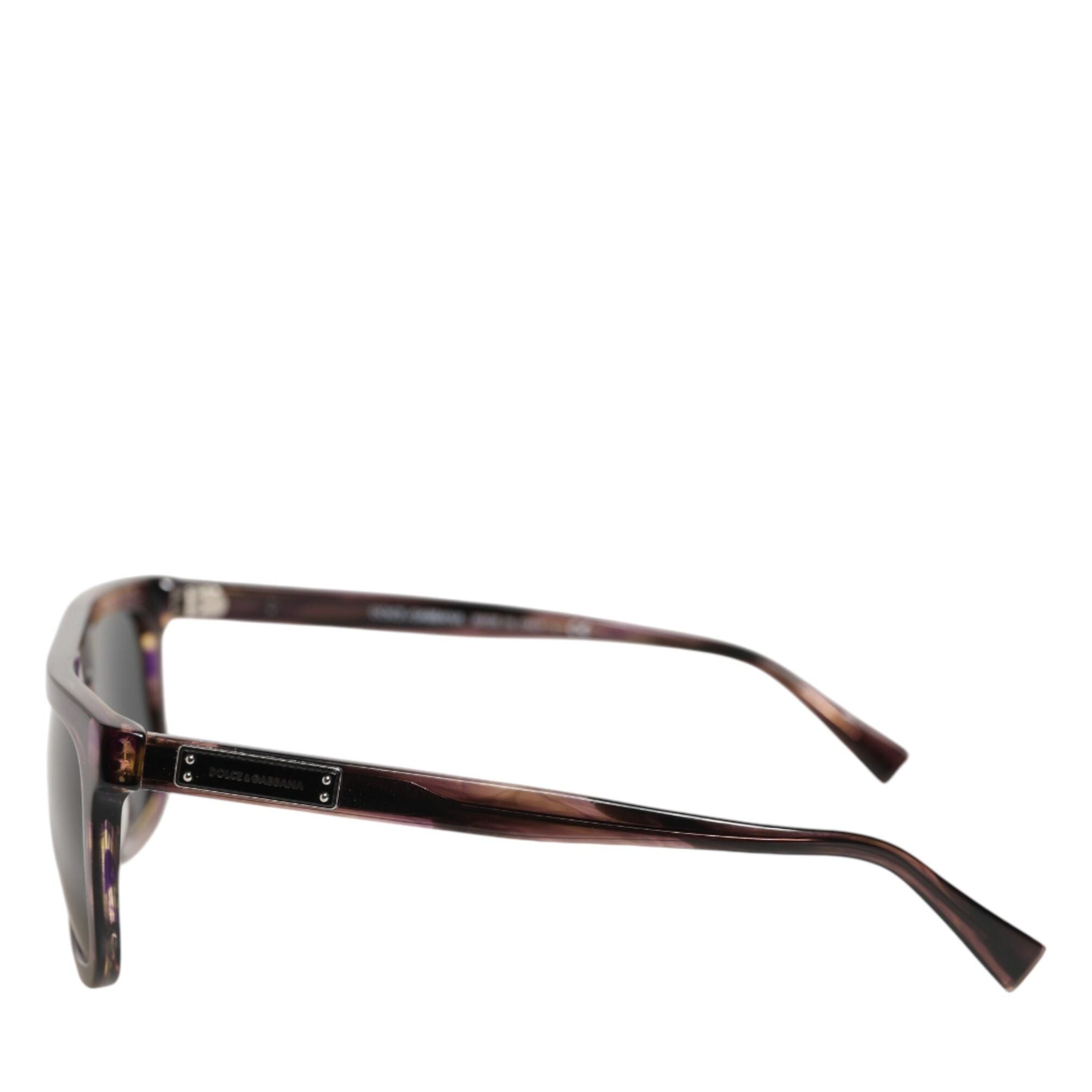 Dolce & Gabbana DG4390F Havana Full Rim Acetate Round Lenses Sunglasses