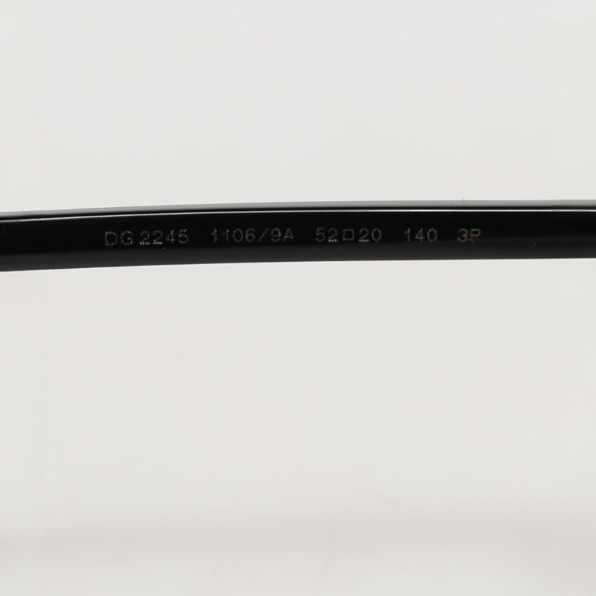 Dolce & Gabbana Matte Black Steel Frame Gray Lens Sunglasses