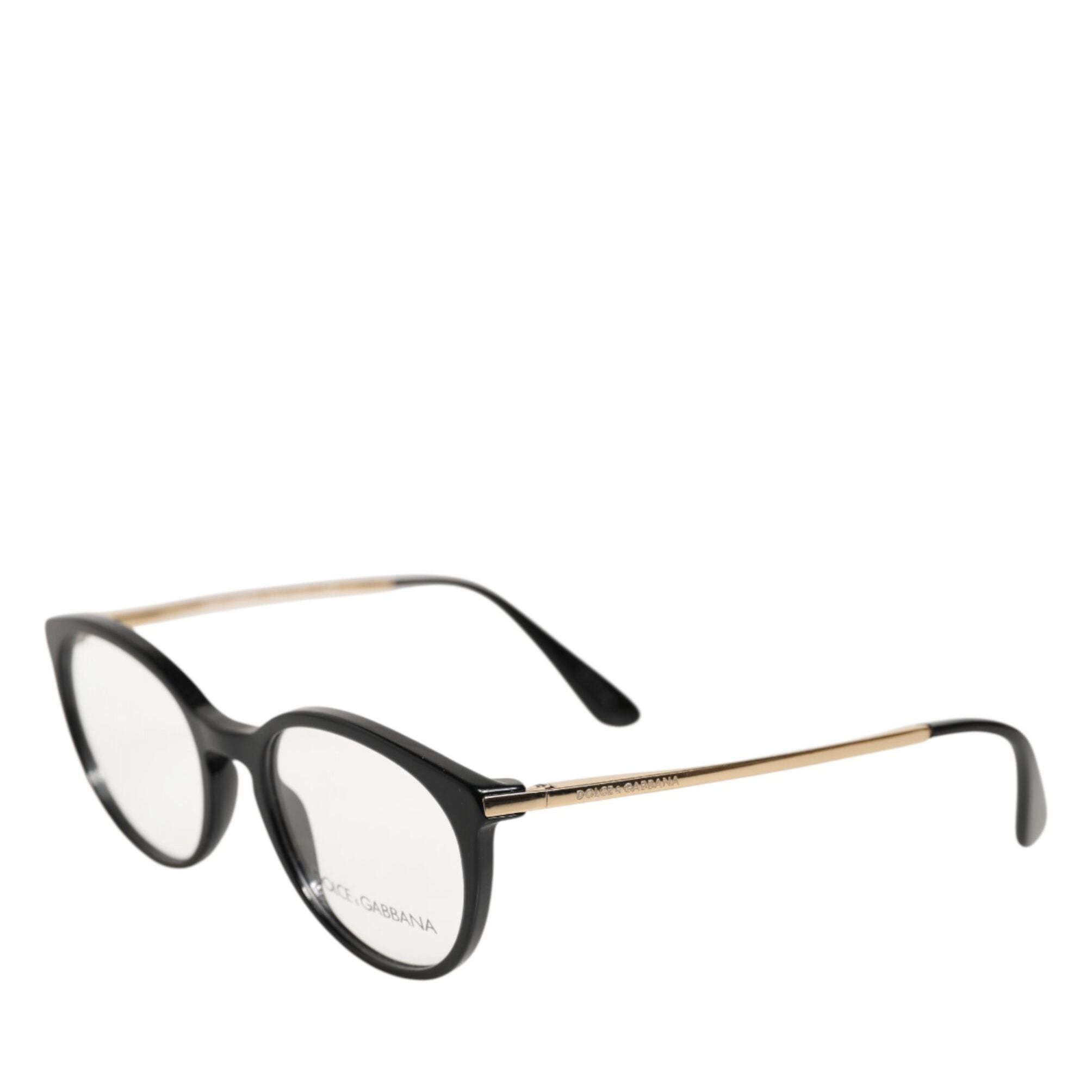 Dolce & Gabbana Black Acetate Cat Eye Frame Eyeglass Reading Glass
