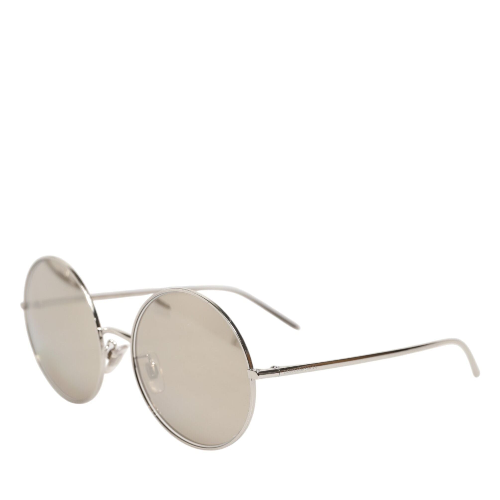Dolce & Gabbana DG2215K Silver Metal Round Shades Eyewear Sunglasses