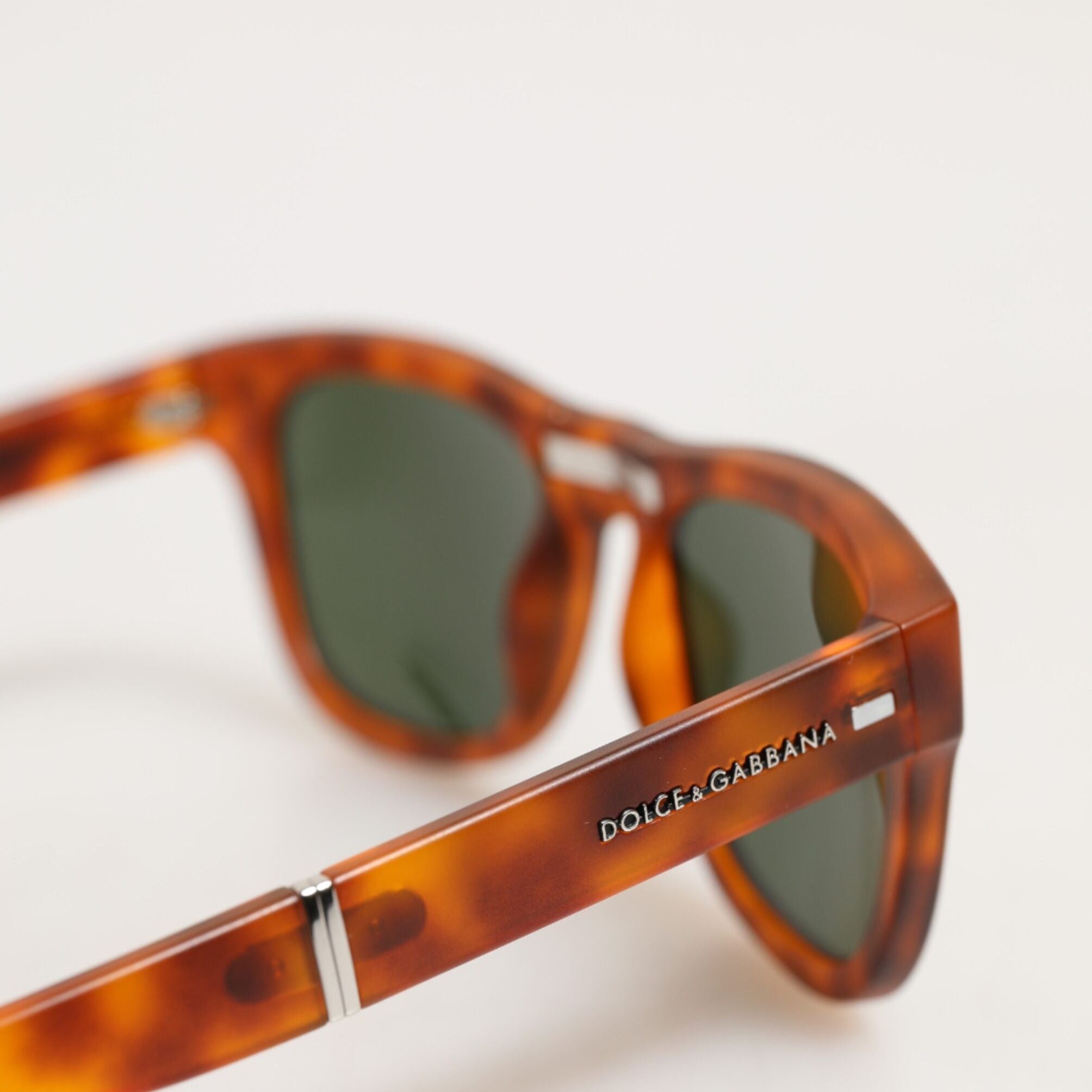 Dolce & Gabbana DG6089 Havana Full Rim Round Lenses Foldable Sunglasses