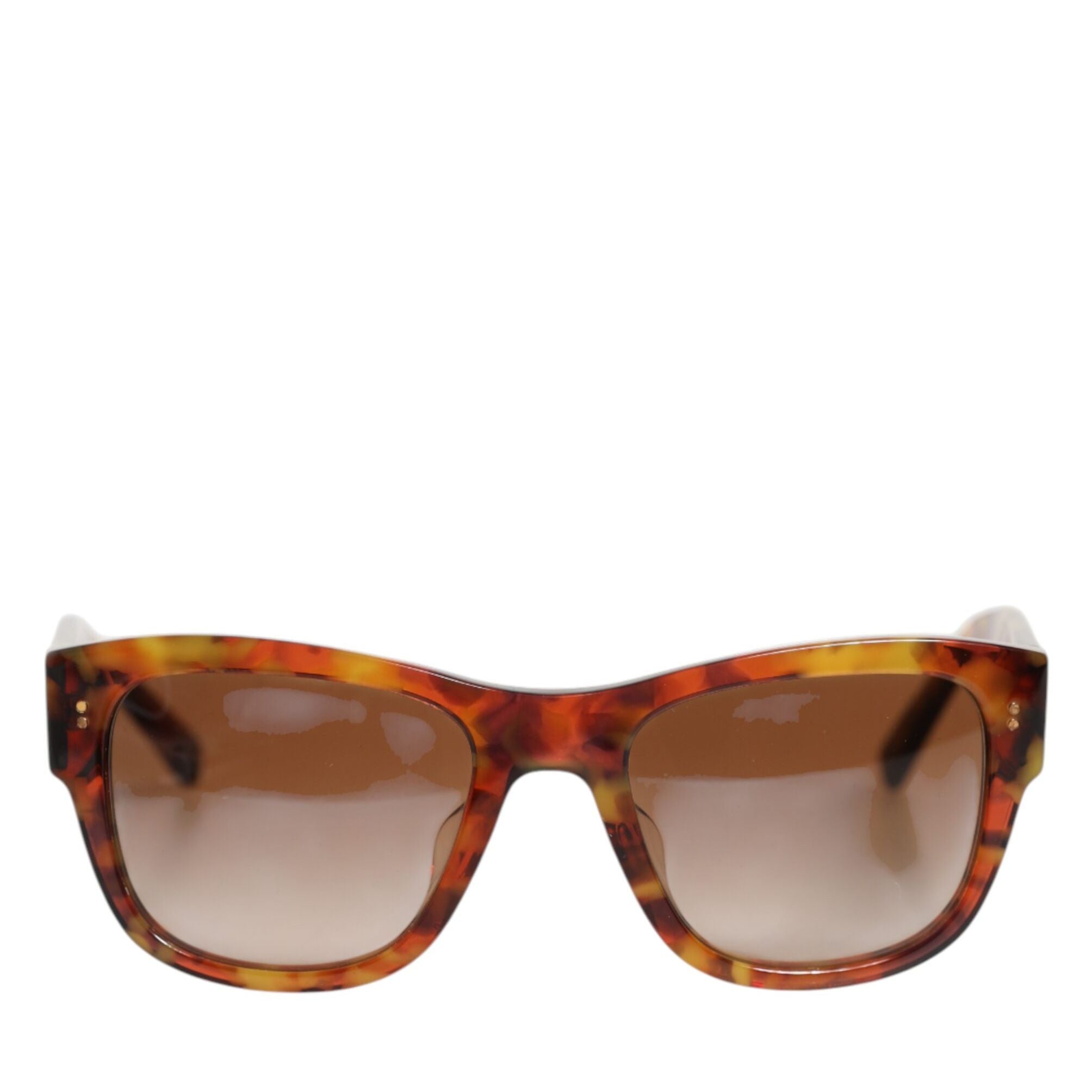 Dolce & Gabbana DG4338F Brown Havana Full Rim Round Lenses Sunglasses