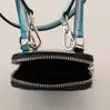 Dolce & Gabbana Blue Leather Cross Body Neck Strap Card Slot Phone Pocket