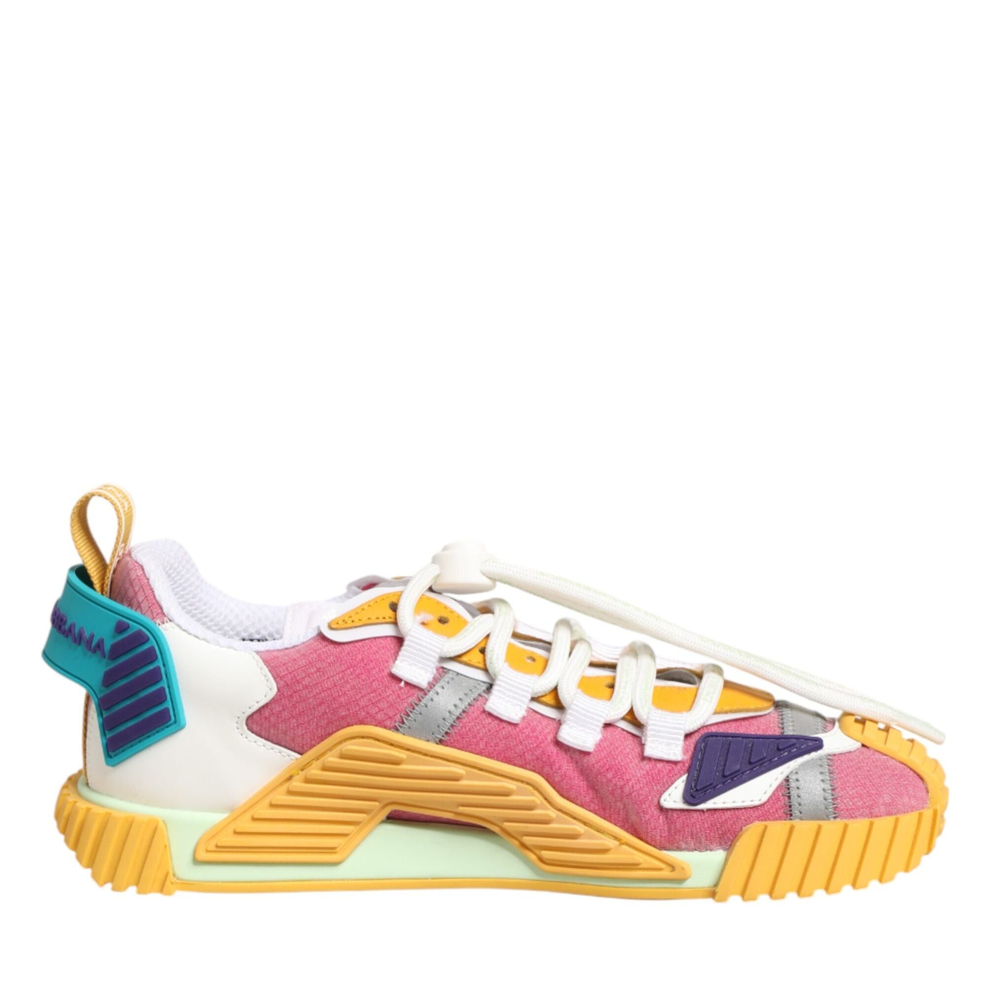 Dolce & Gabbana Multicolor Nylon NS1 Low Top Sneakers Shoes