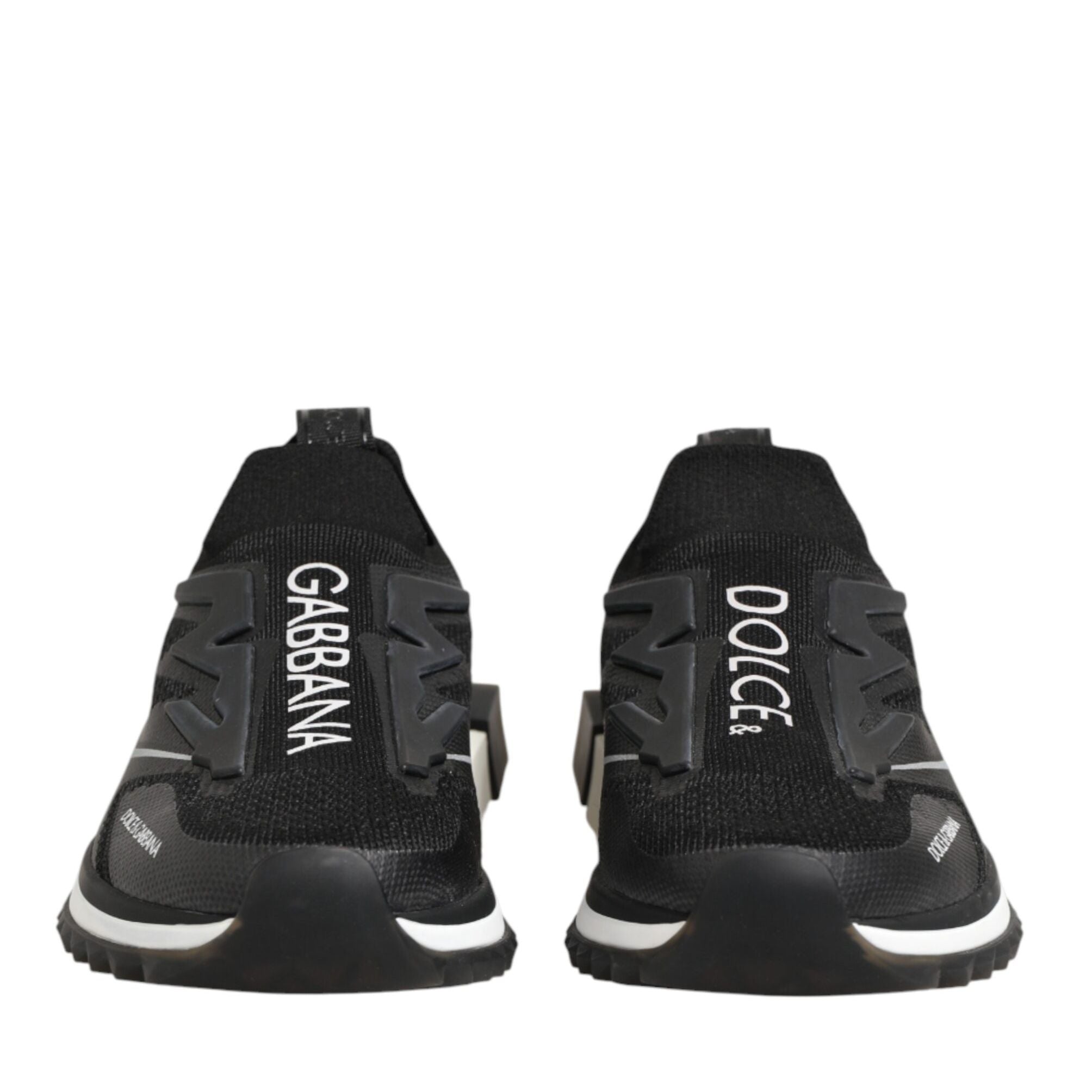 Dolce & Gabbana Black SORRENTO Sport Stretch Sneakers Shoes