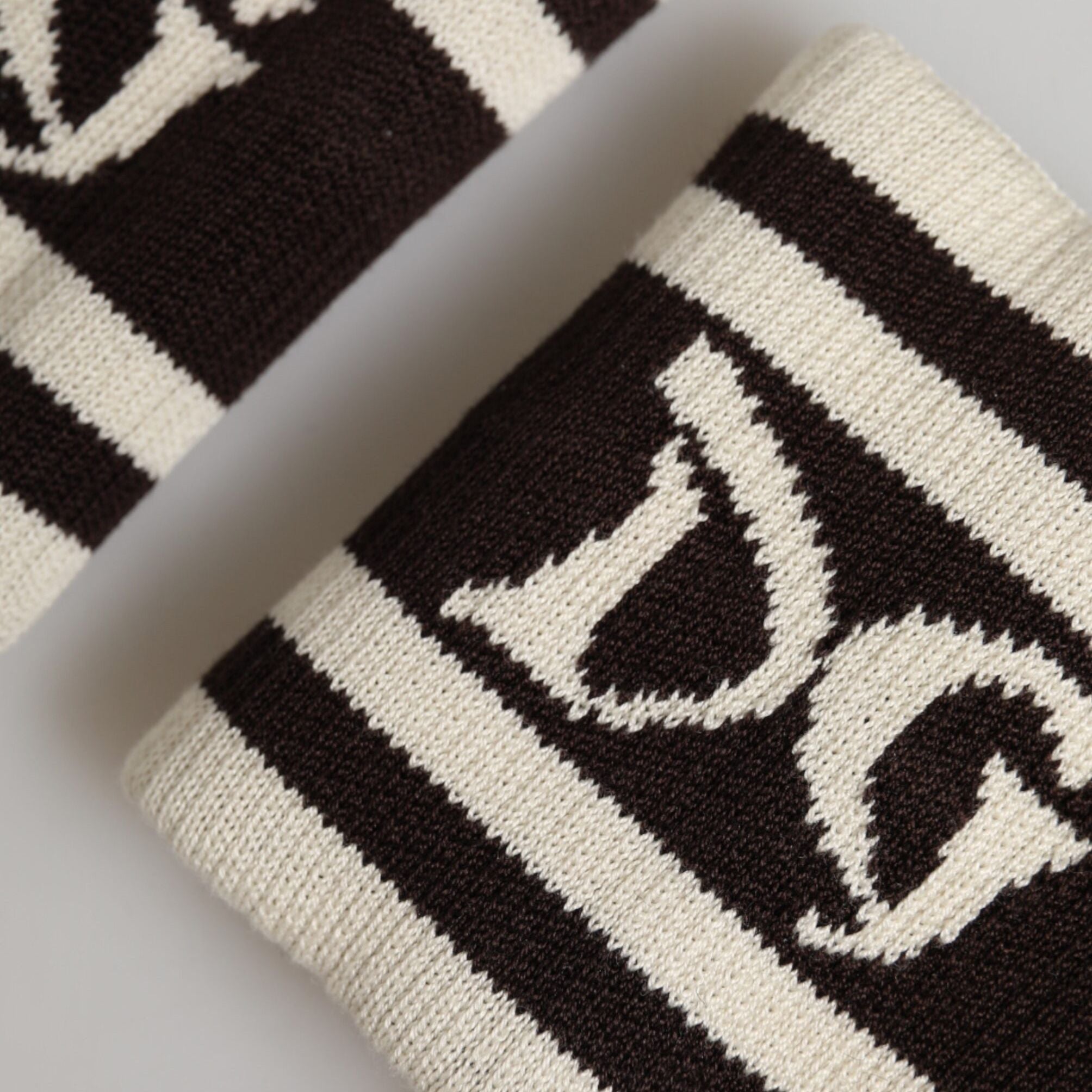 Dolce & Gabbana Black White DG Logo Cotton 1 Pair  Wristband