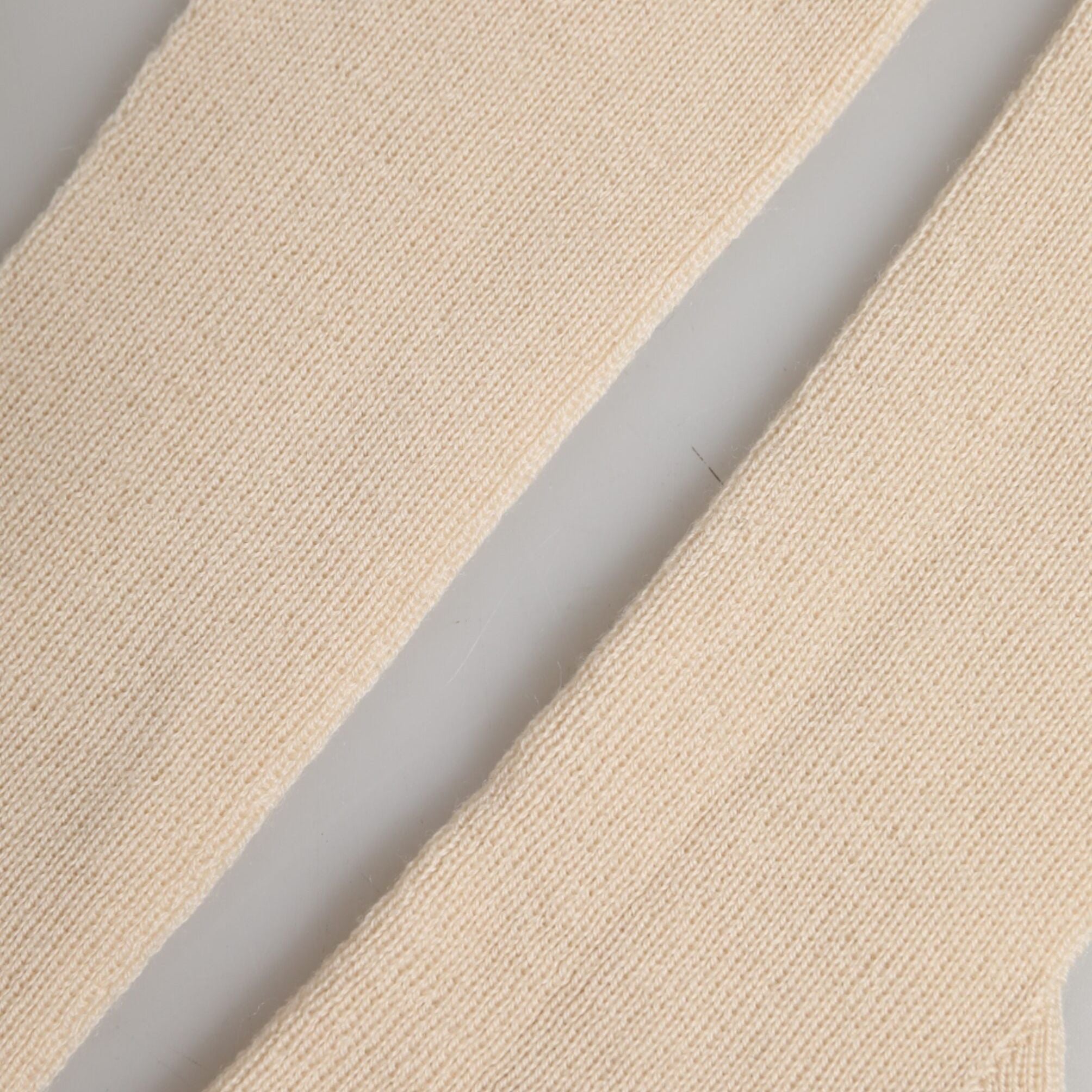 Dolce & Gabbana Beige Wool Fingerless Elbow Length Women Gloves
