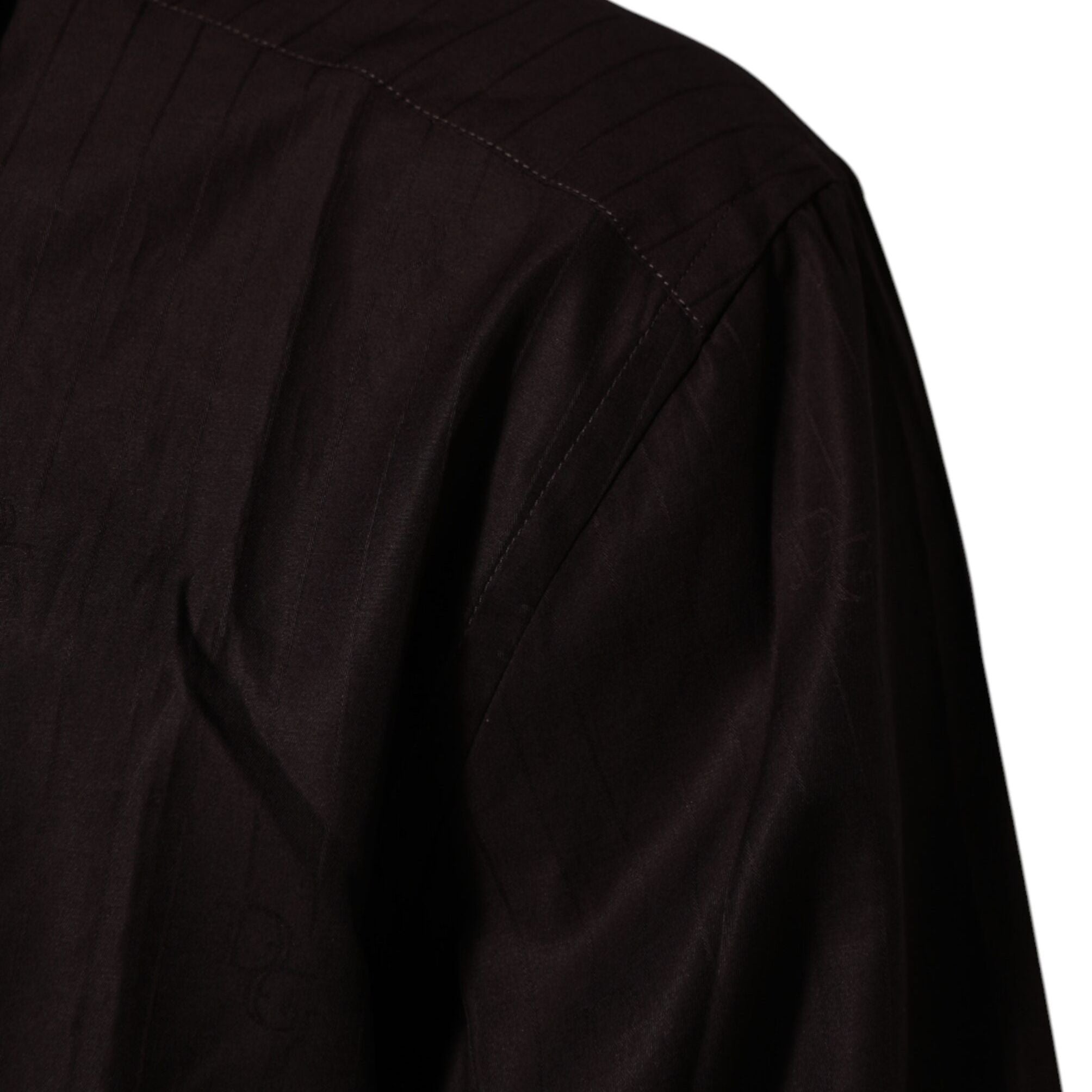 Dolce & Gabbana Brown Cotton LongSleeve MARTINI Dress  Shirt