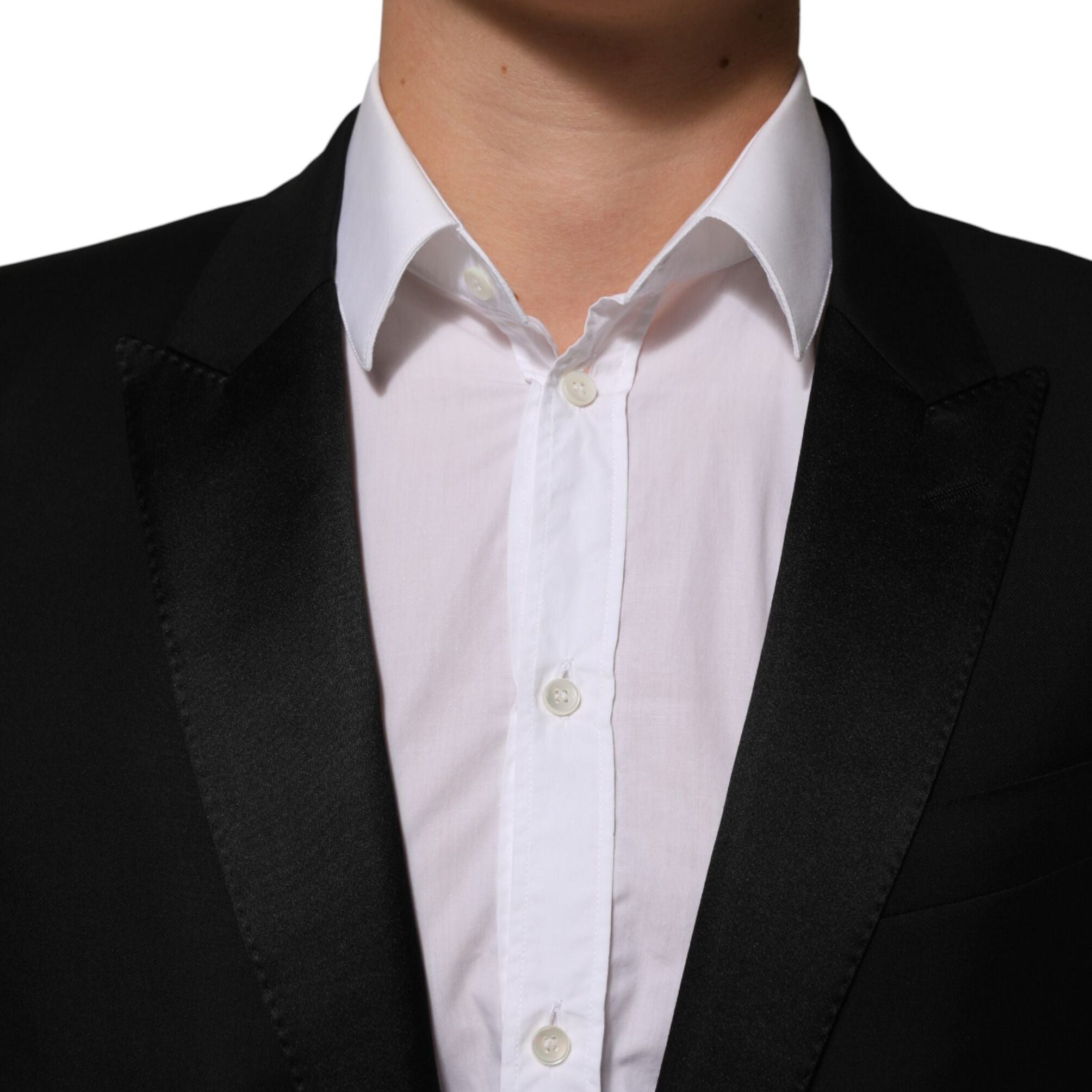 Dolce & Gabbana Black 2 Buttons Jacket Formal 2 Piece Suit