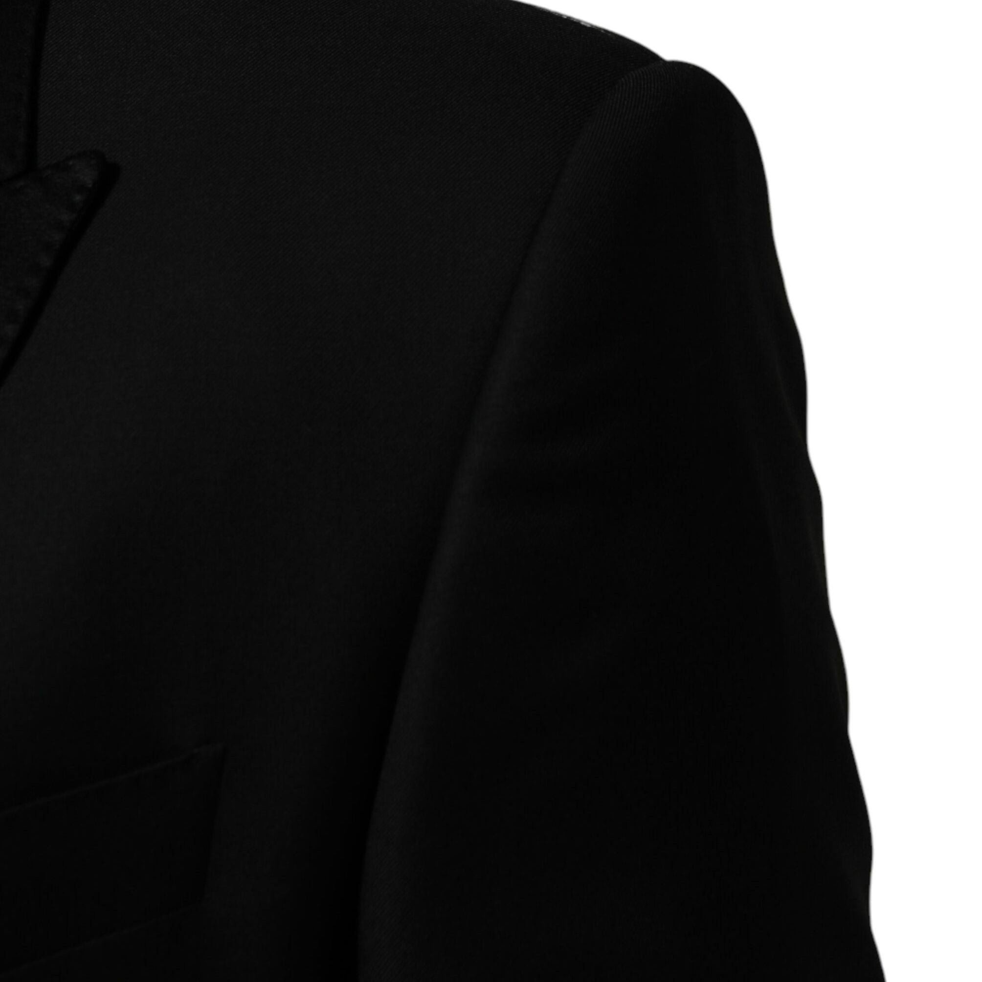 Dolce & Gabbana Black 2 Buttons Jacket Formal 2 Piece Suit
