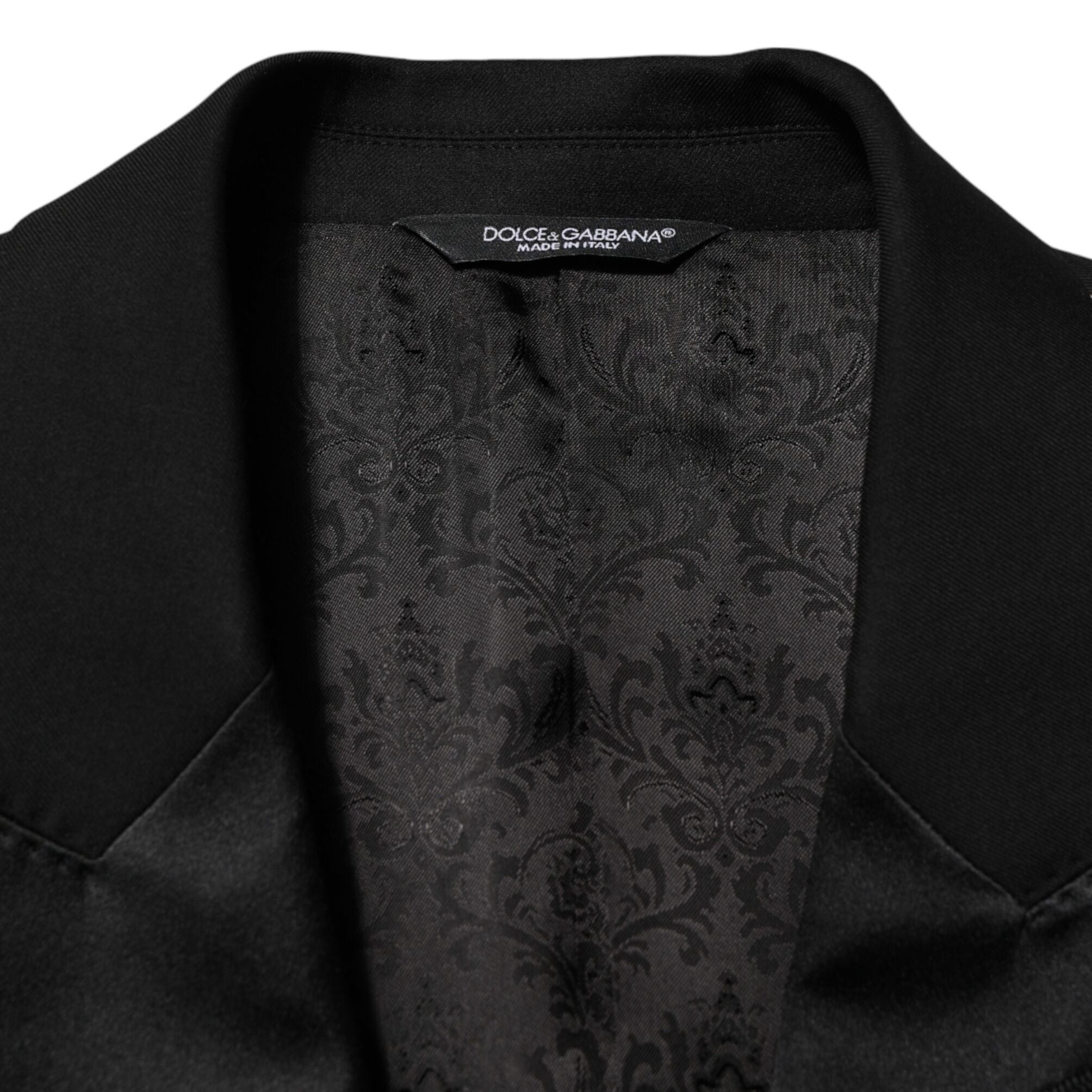 Dolce & Gabbana Black 2 Buttons Jacket Formal 2 Piece Suit
