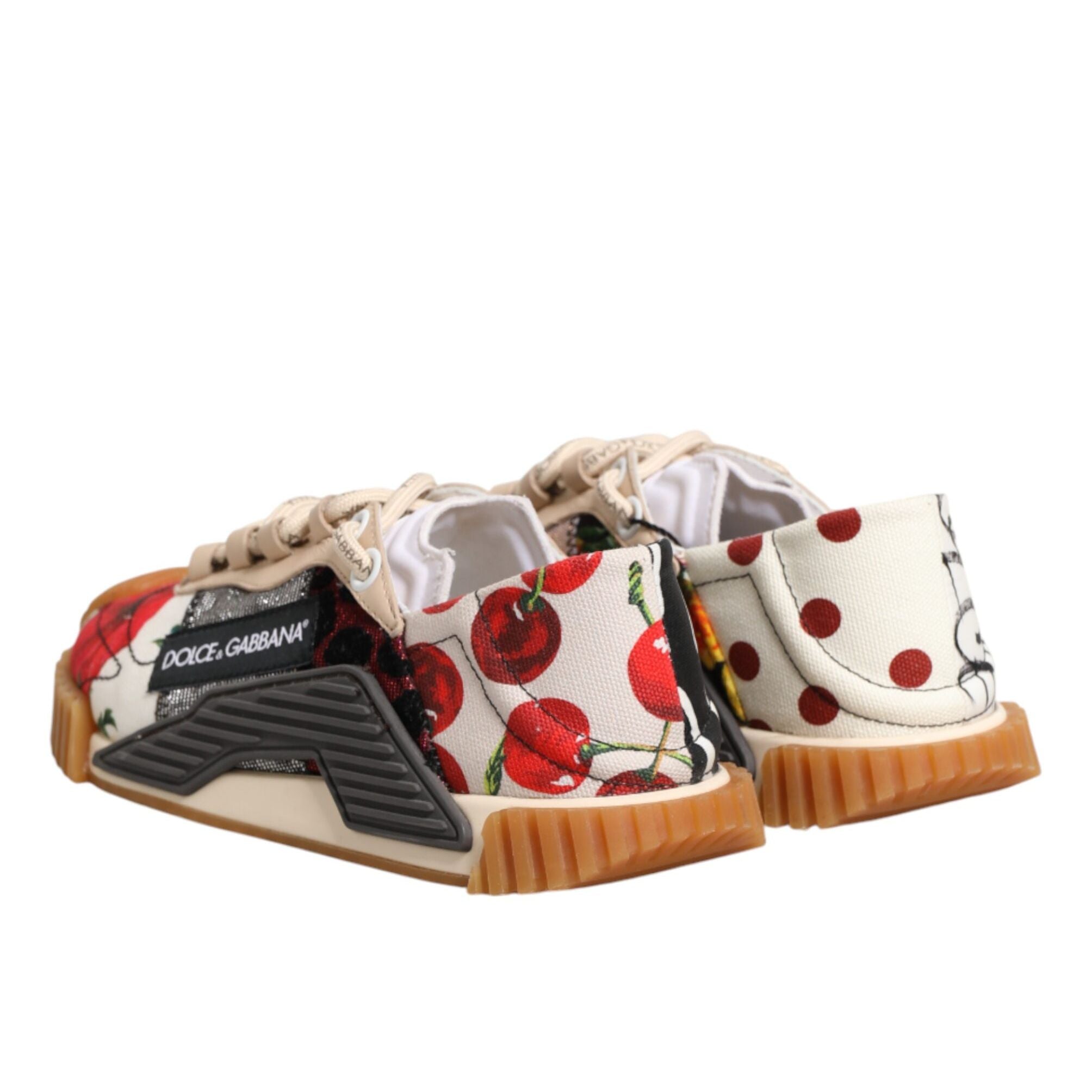 Dolce & Gabbana Multicolor Logo Low Top NS1 Sneakers Shoes