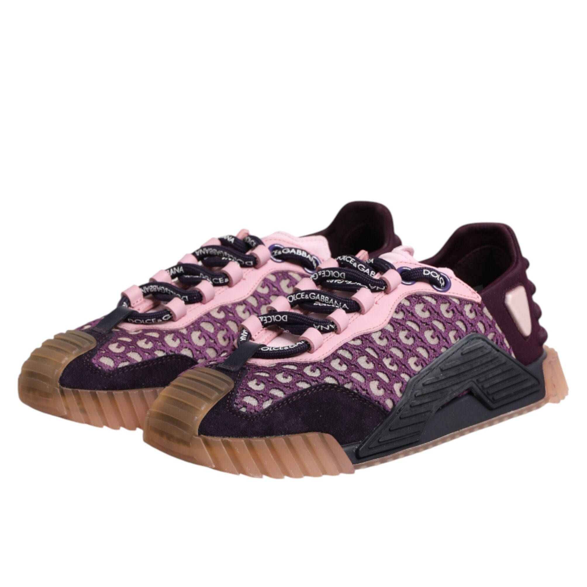 Dolce & Gabbana Multicolor Logo Low Top NS1 Sneakers Shoes