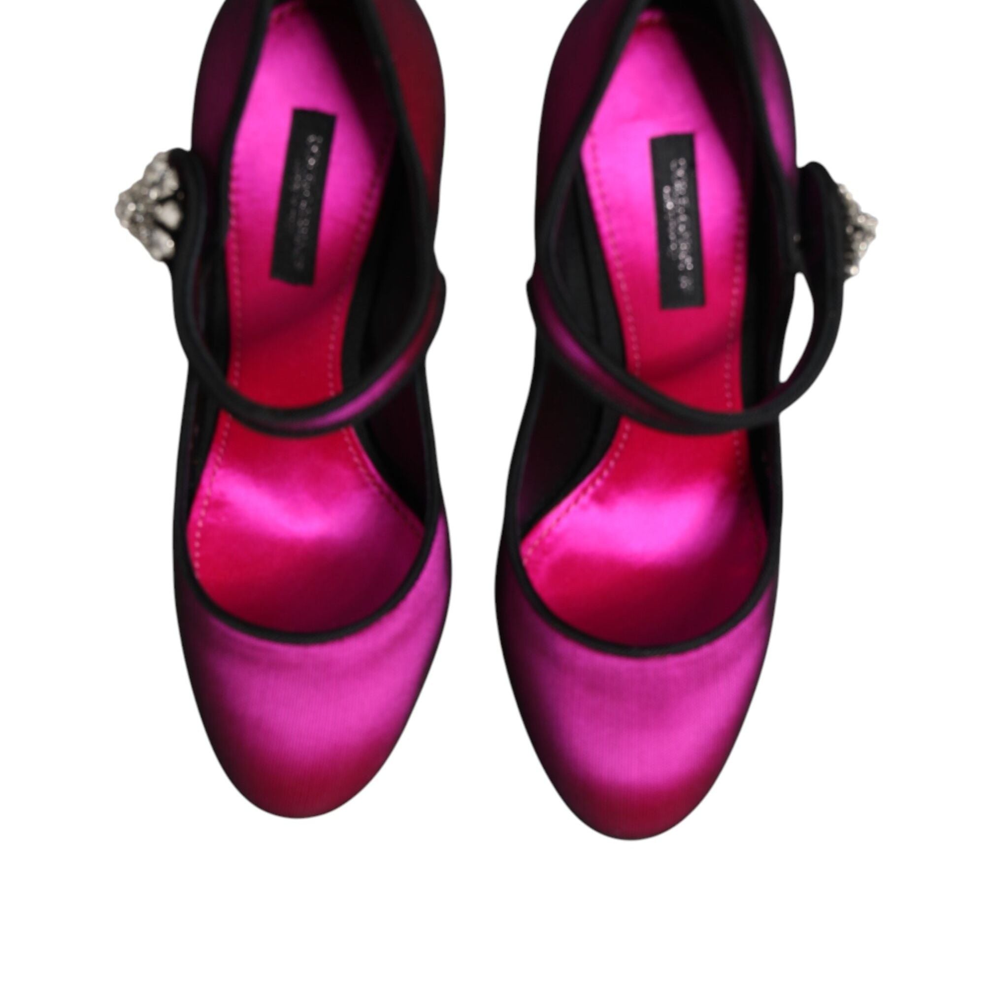 Dolce & Gabbana Pink Embellished High Heels Pumps Shoes