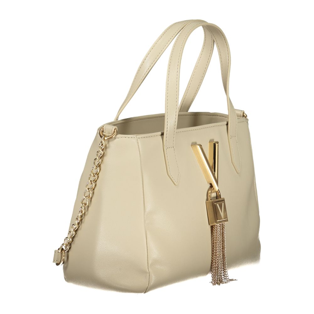 Mario Valentino Beige Polyurethane Women Handbag