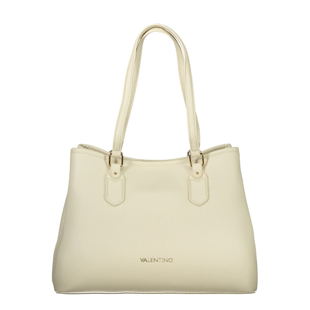 Mario Valentino Beige Polyurethane Women Handbag