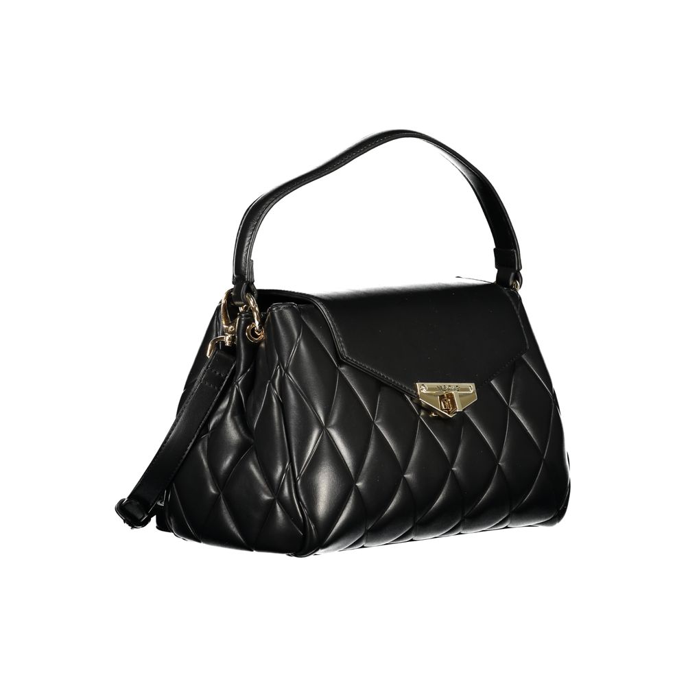 Mario Valentino Black Polyurethane Women's Handbag