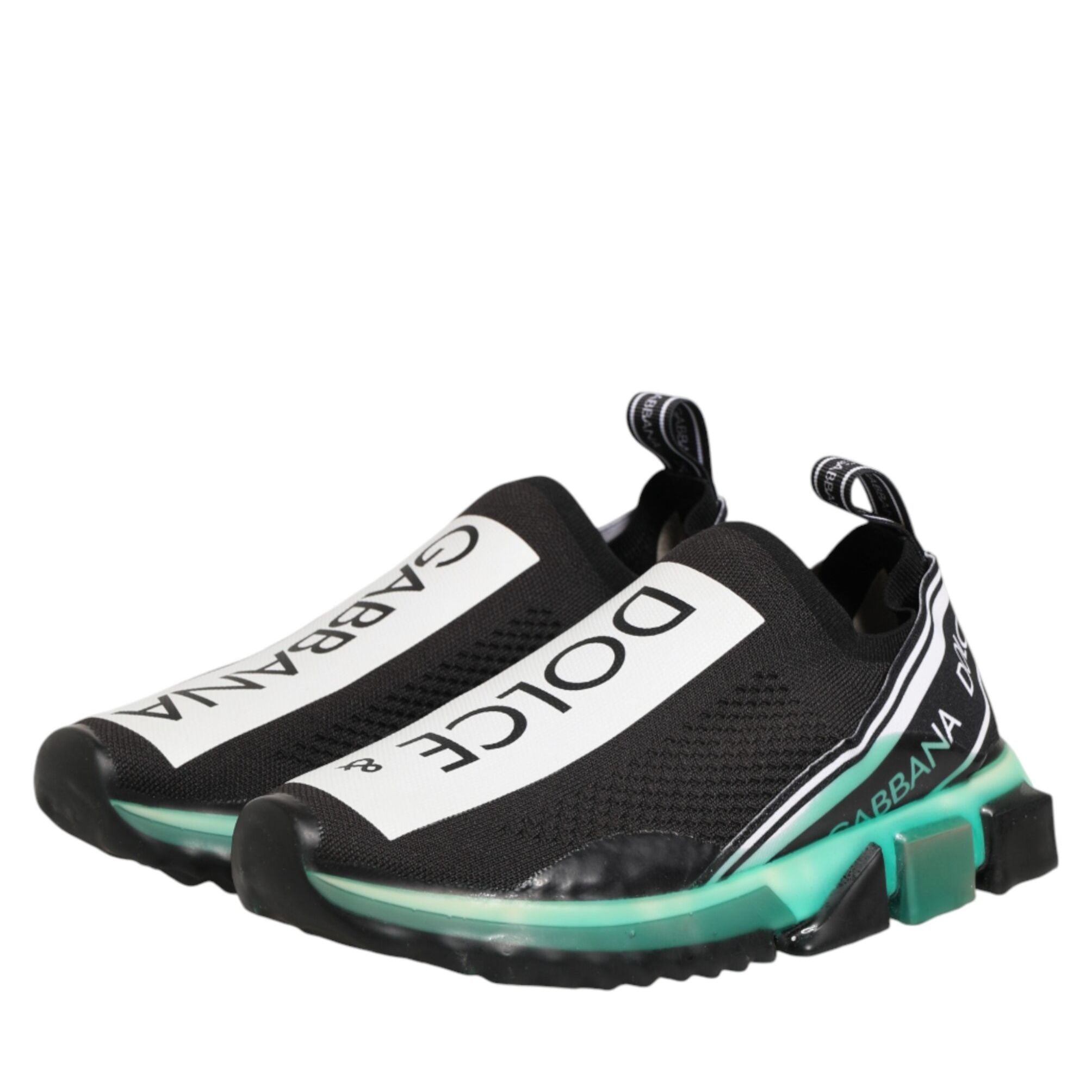 Dolce & Gabbana Black Slip On Sorrento Men Sneakers Shoes