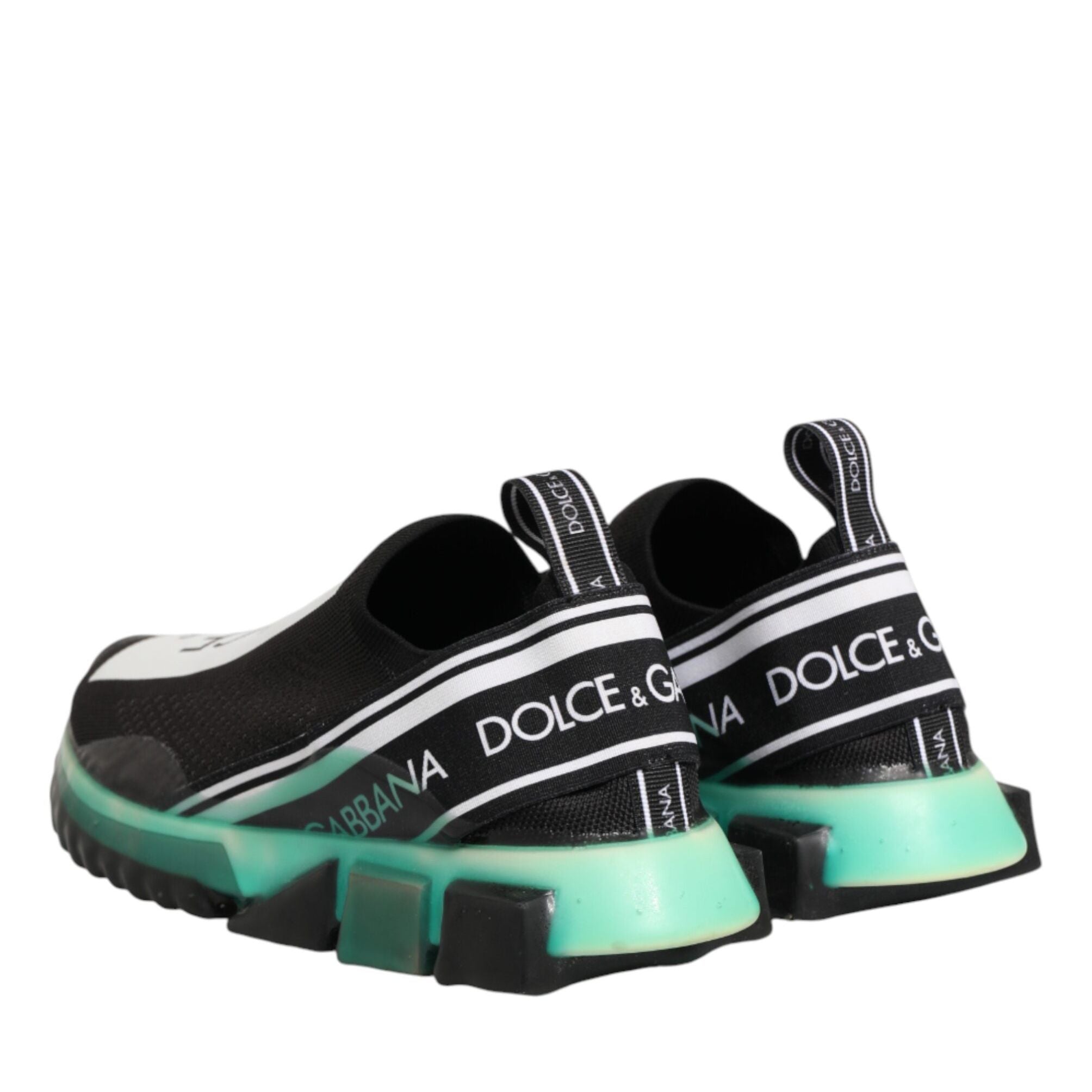 Dolce & Gabbana Black Slip On Sorrento Men Sneakers Shoes
