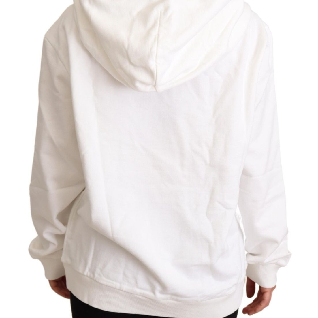 Dolce & Gabbana White L'Amore Hooded Pullover Sweater
