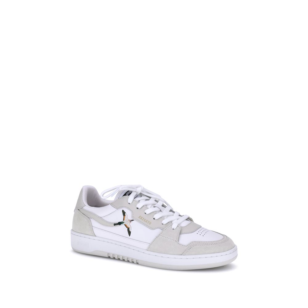 Axel Arigato White Calf Leather Bos Taurus Athletic Sneakers