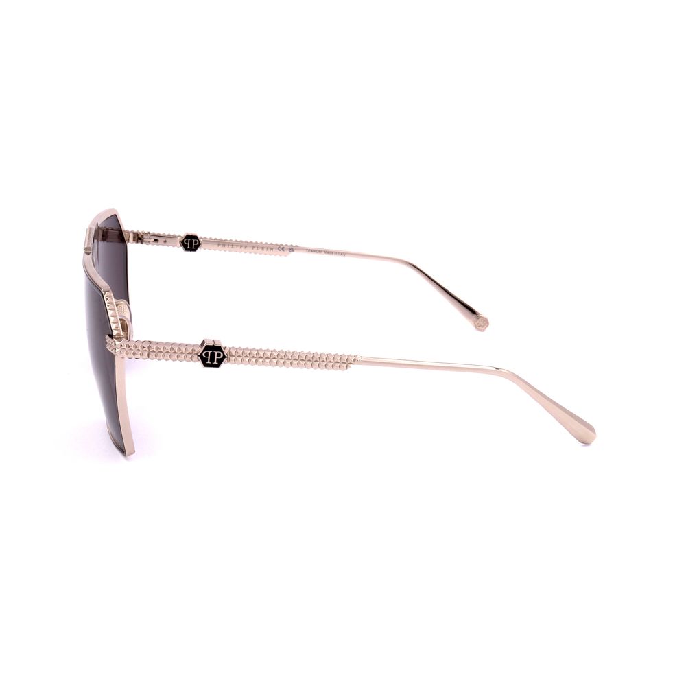 Philipp Plein Gray Titanium Sunglasses