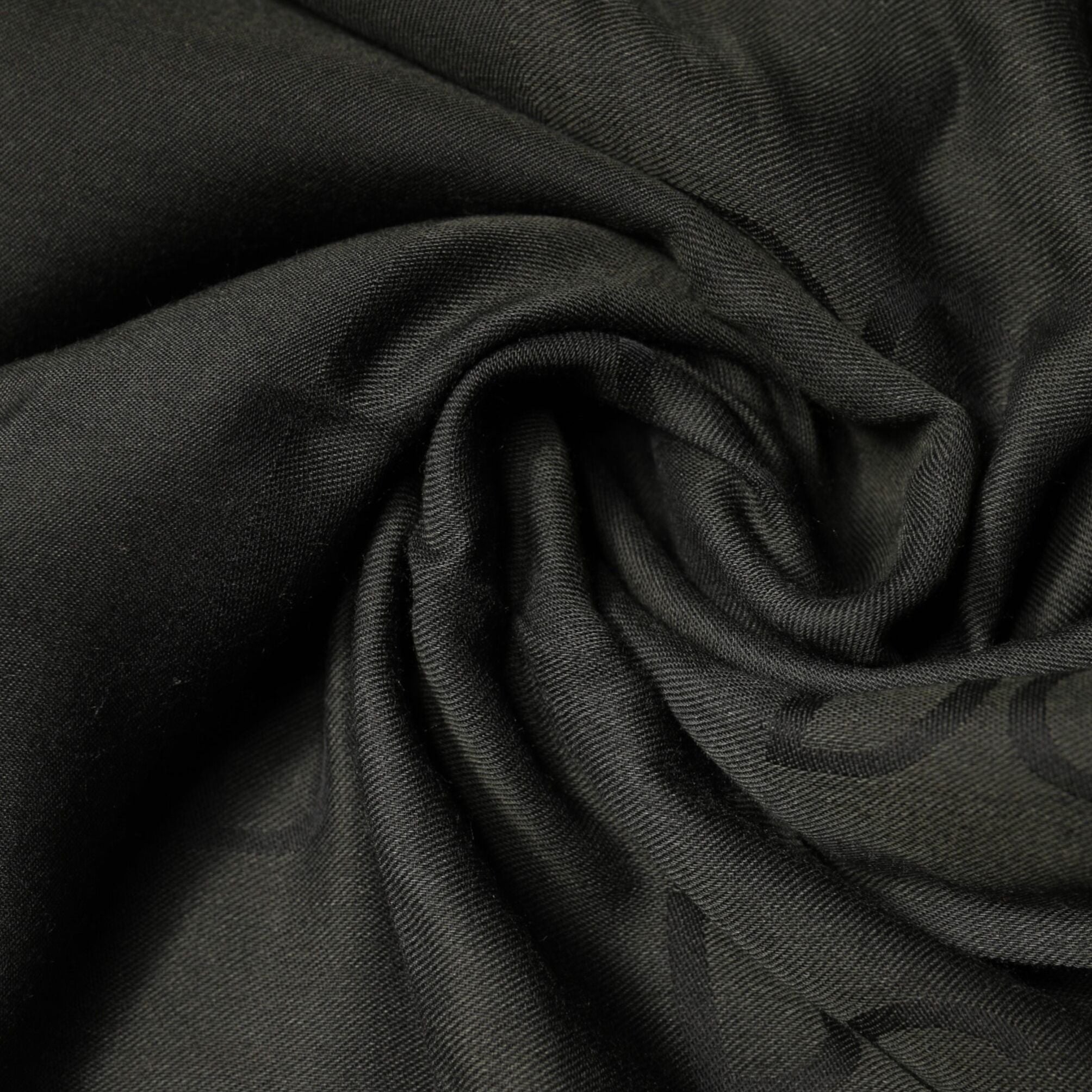 Dolce & Gabbana Black Modal Neck Wrap Men Shawl Men Scarf