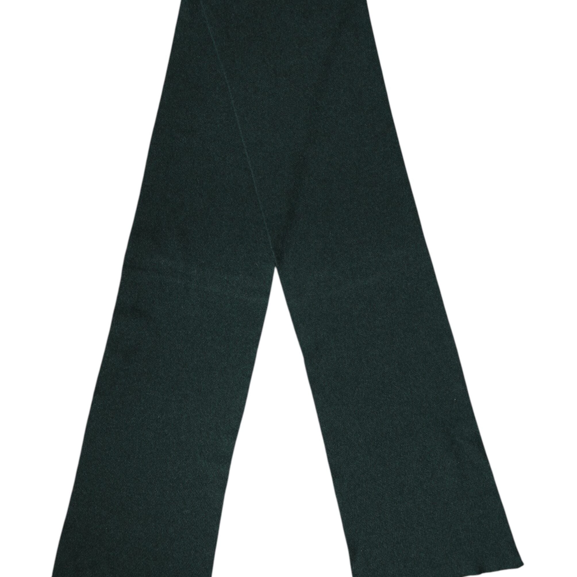 Dolce & Gabbana Green Cashmere Knitted Neck Wrap Shawl Scarf